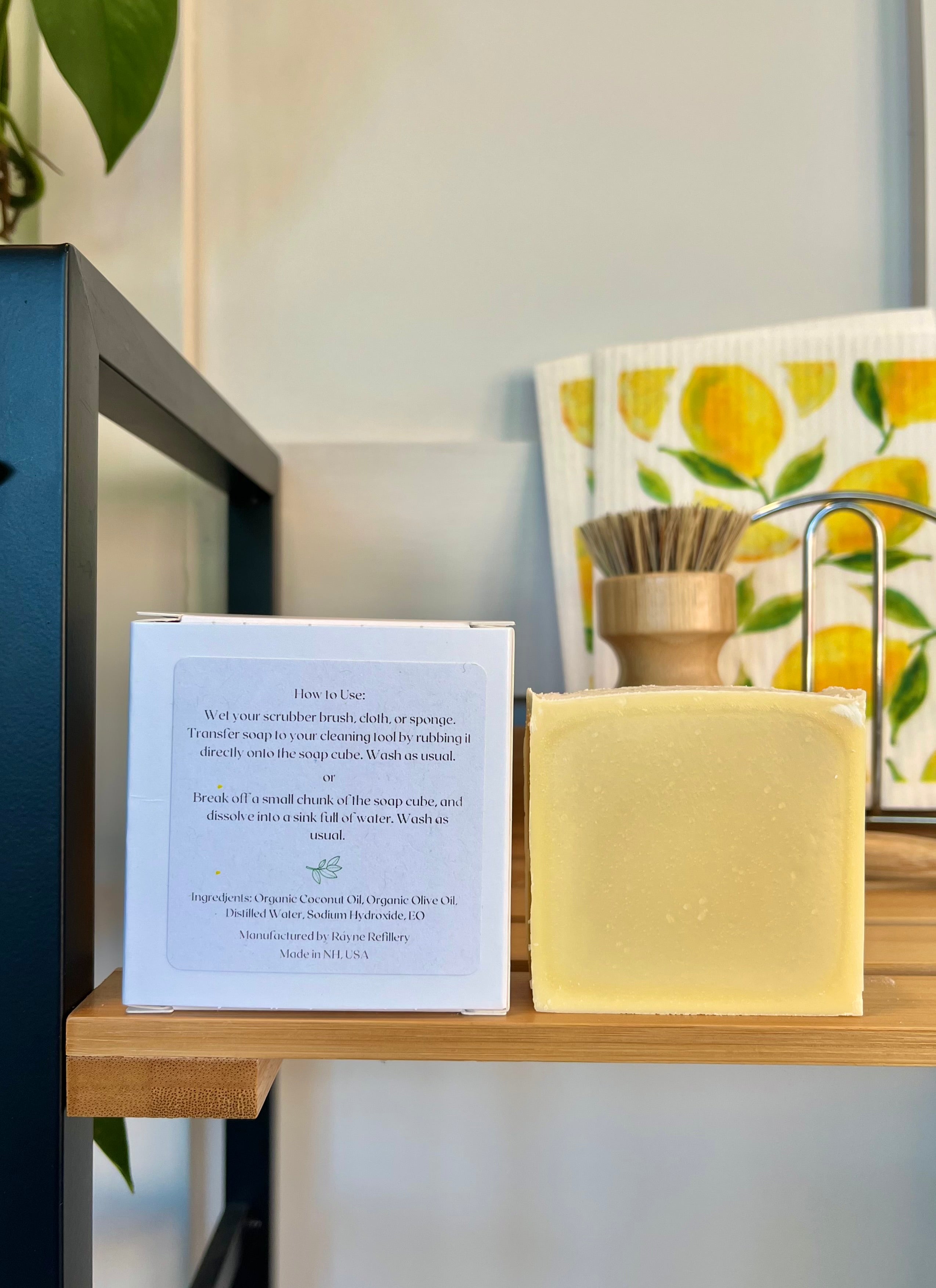 Handmade Solid Dish Soap - made with Organic Ingredients