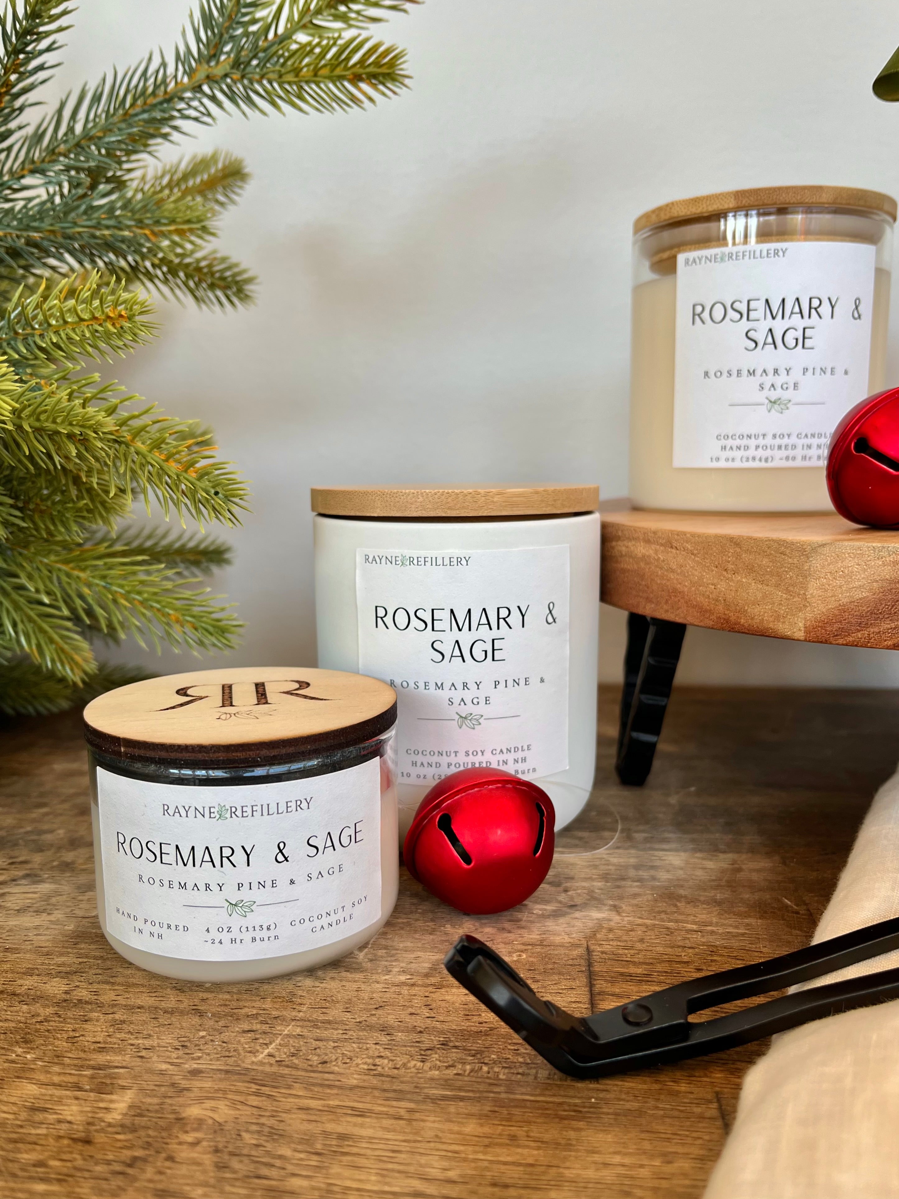 Rosemary & Sage - Coconut Soy Wax Candle