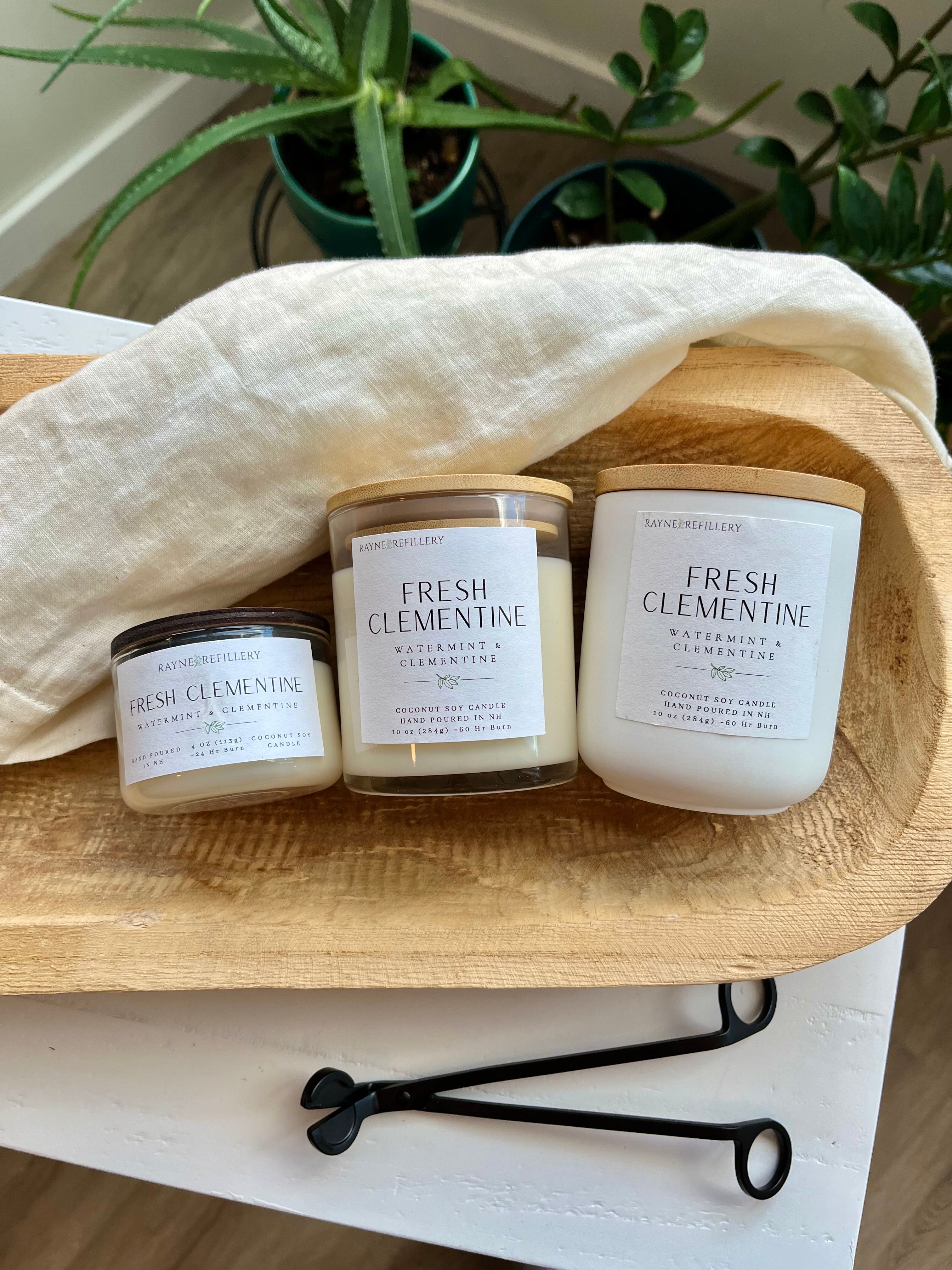 Fresh Clementine - Coconut Soy Wax Candle