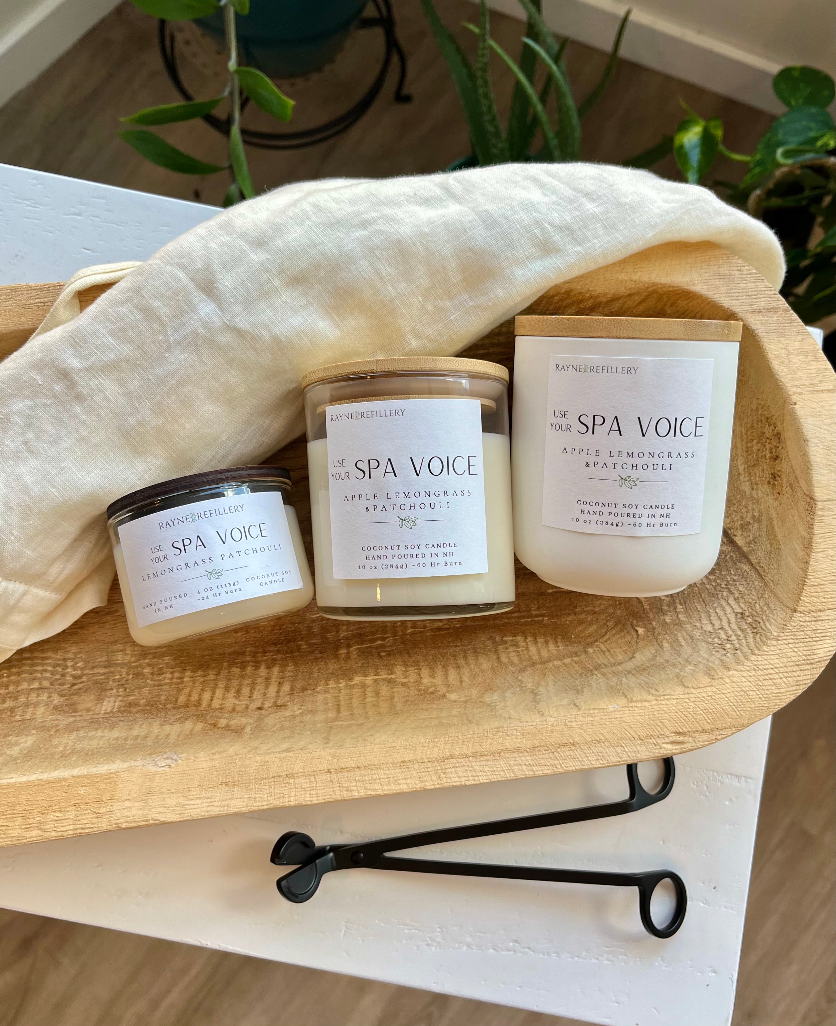 Use Your Spa Voice - Coconut Soy Wax Candle
