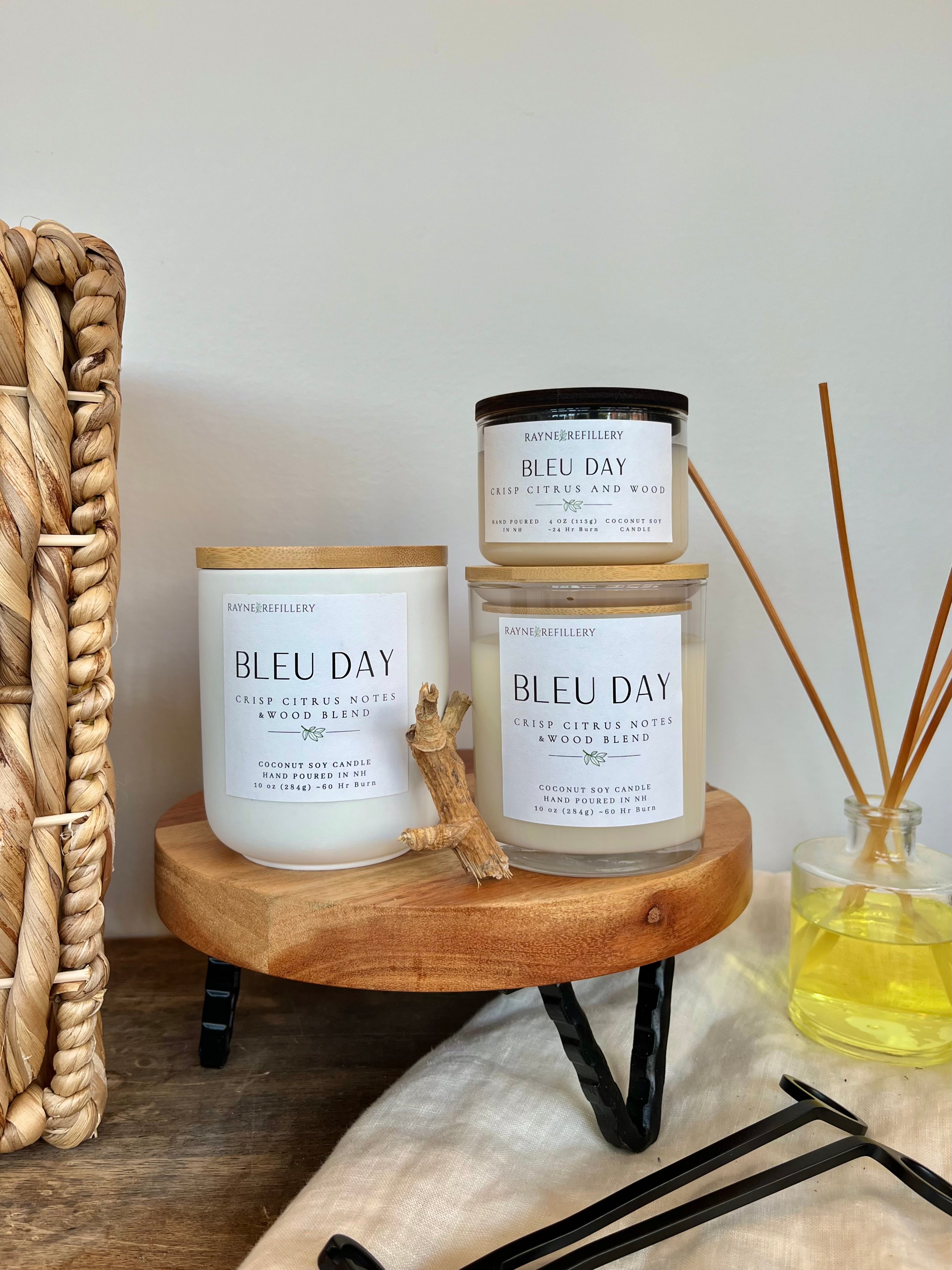 Bleu Day - Coconut Soy Wax Candle