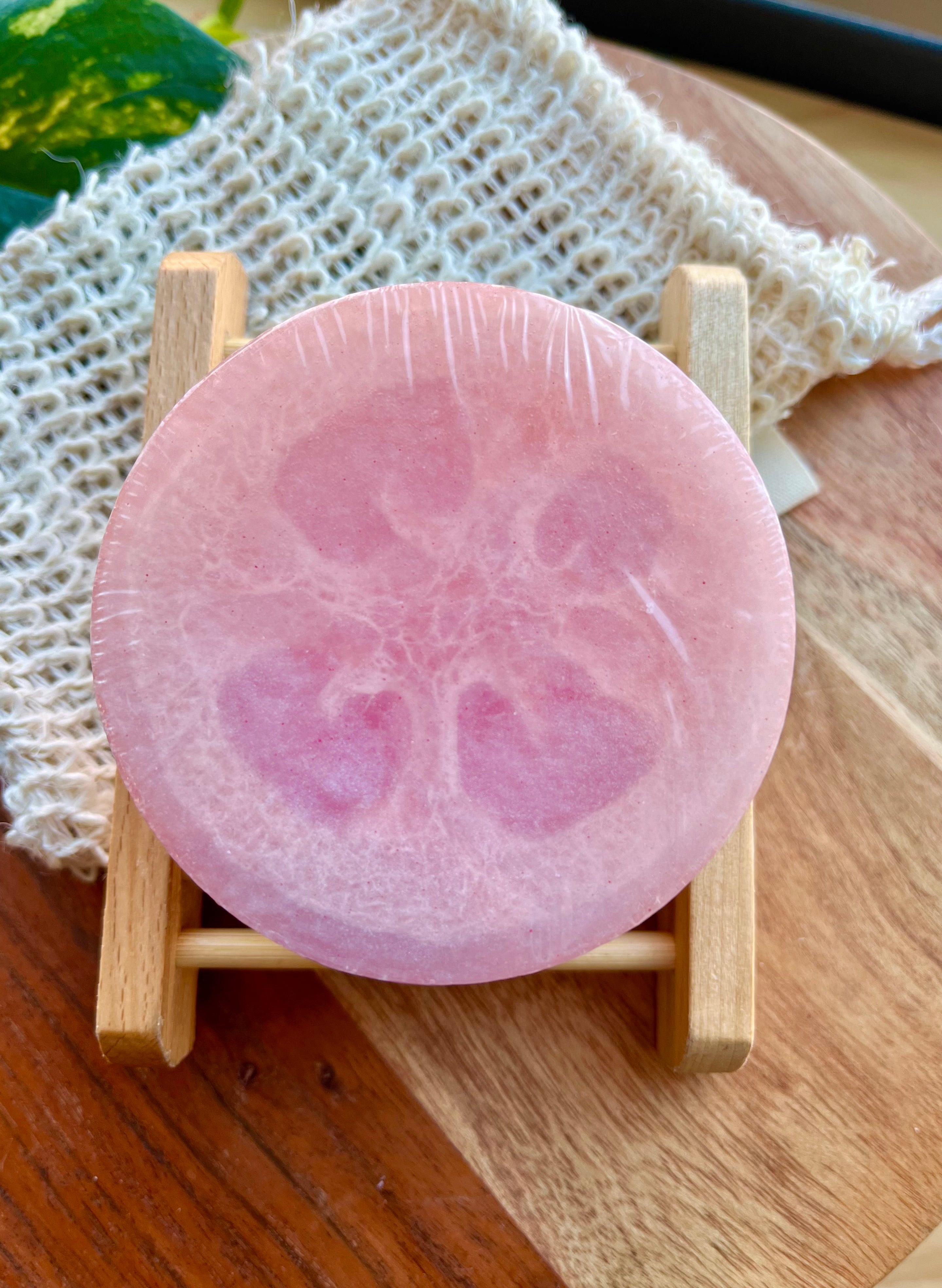 Handmade Loofah Soap - Sunkissed Plum