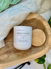 Holiday Spiked Eggnog Candle | Made with Coconut Soy Wax