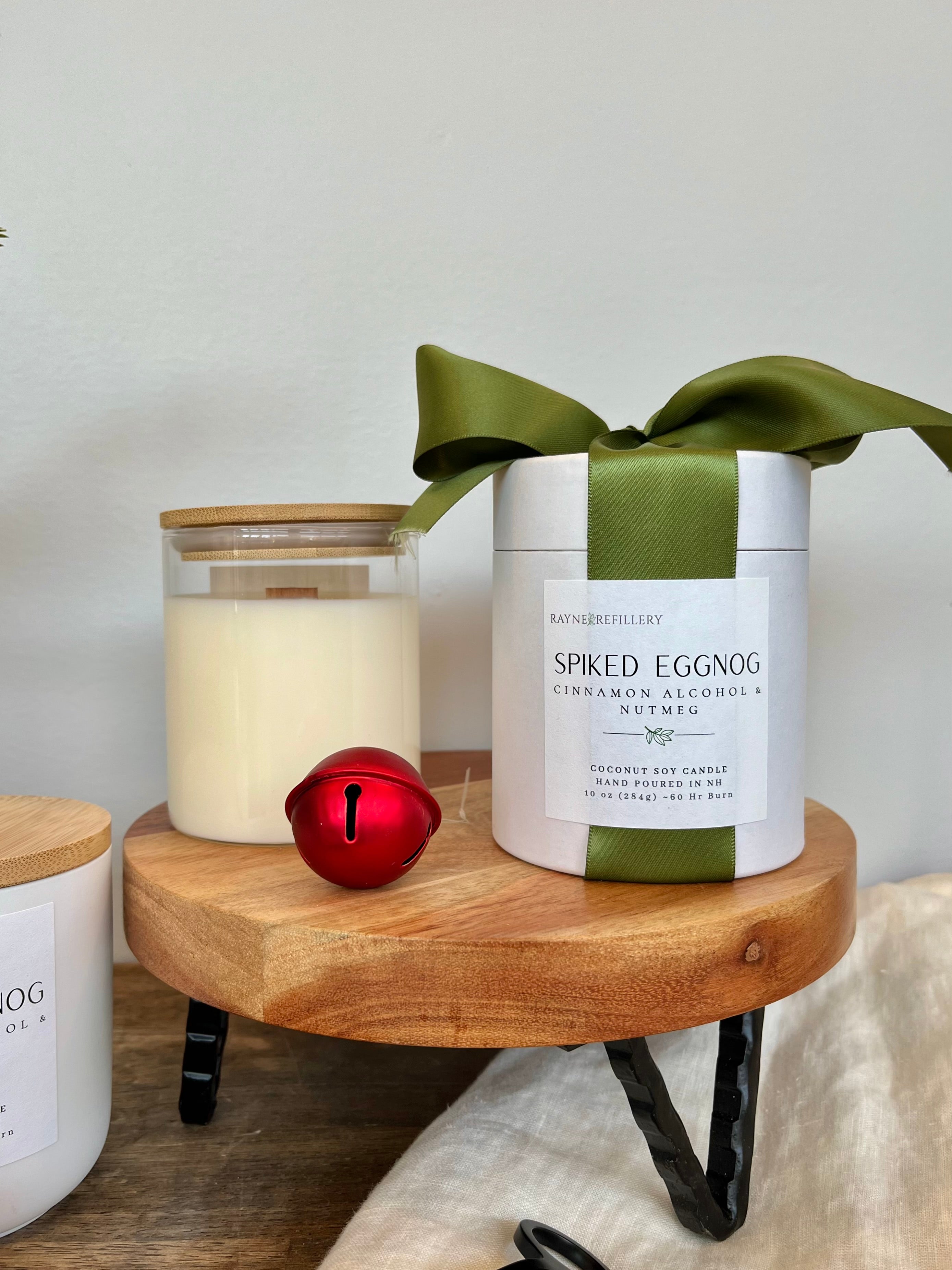 Holiday Spiked Eggnog Candle | Made with Coconut Soy Wax