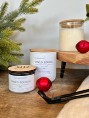 Holiday Spiked Eggnog Candle | Made with Coconut Soy Wax