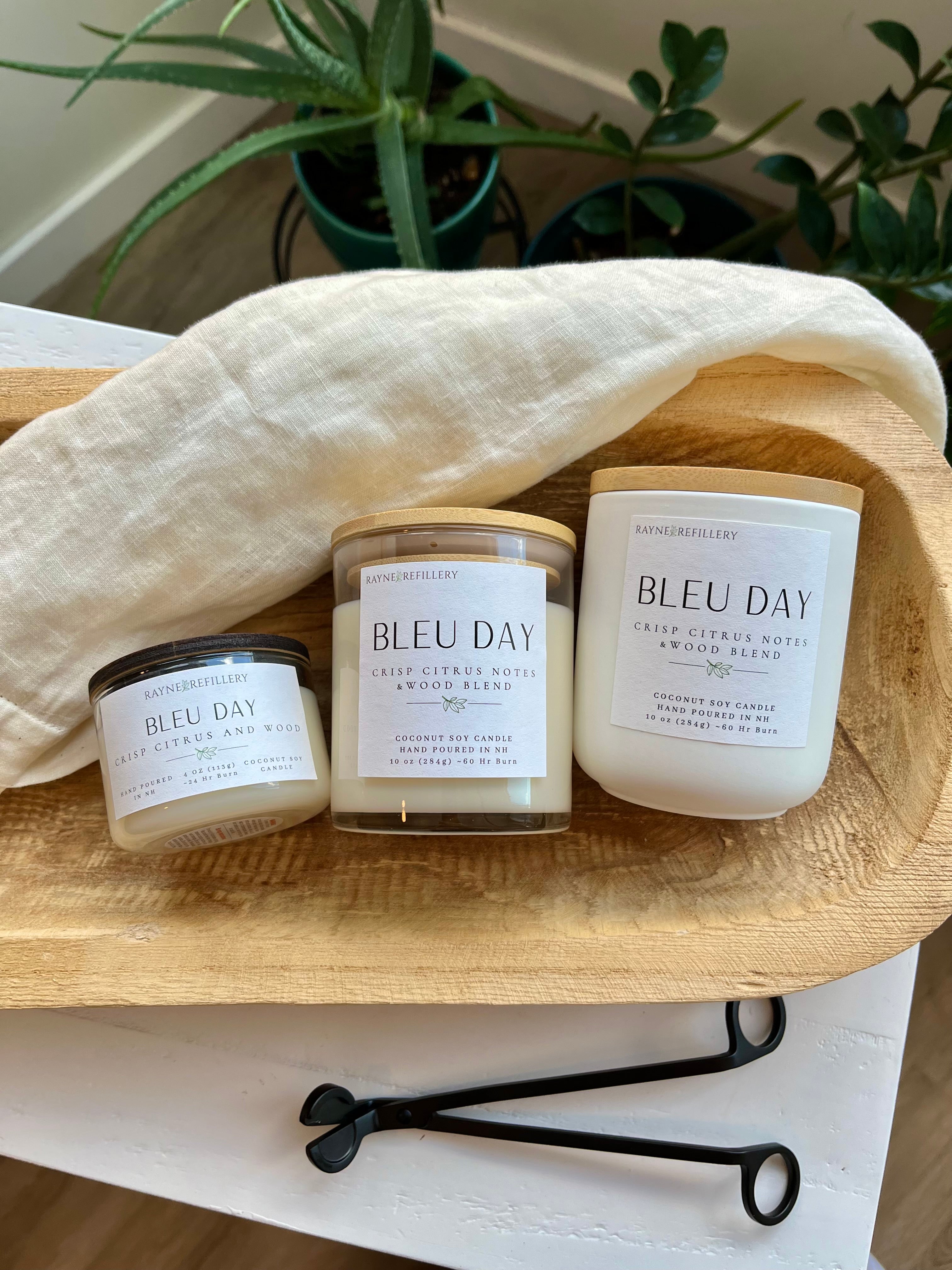 Bleu Day - Coconut Soy Wax Candle