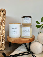 Meditate - Coconut Soy Wax Candle