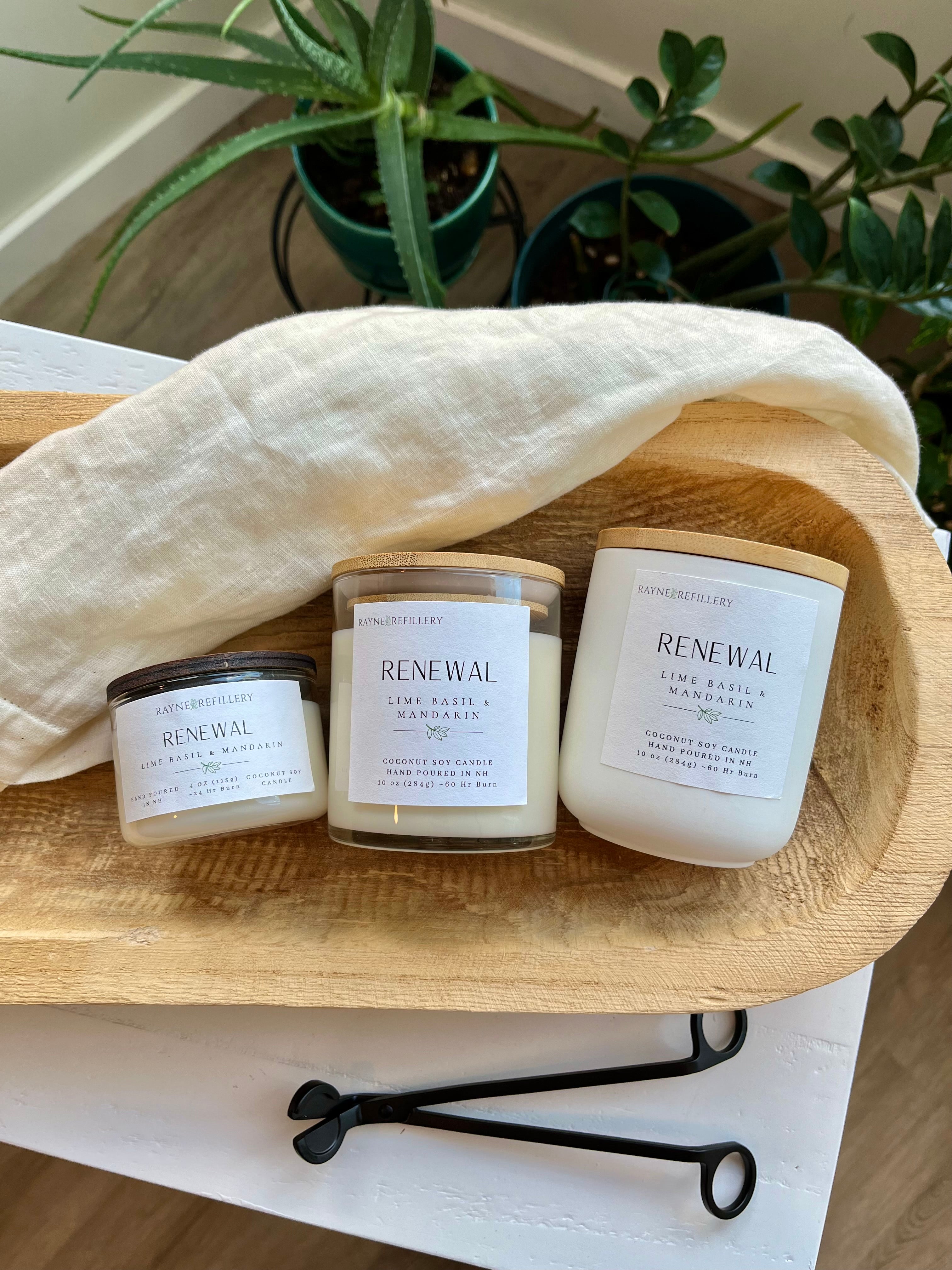 Renewal - Coconut Soy Wax Candle