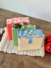 Christmas Bar Soap Gift Set - Handmade