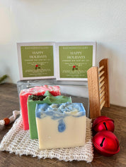 Christmas Bar Soap Gift Set - Handmade