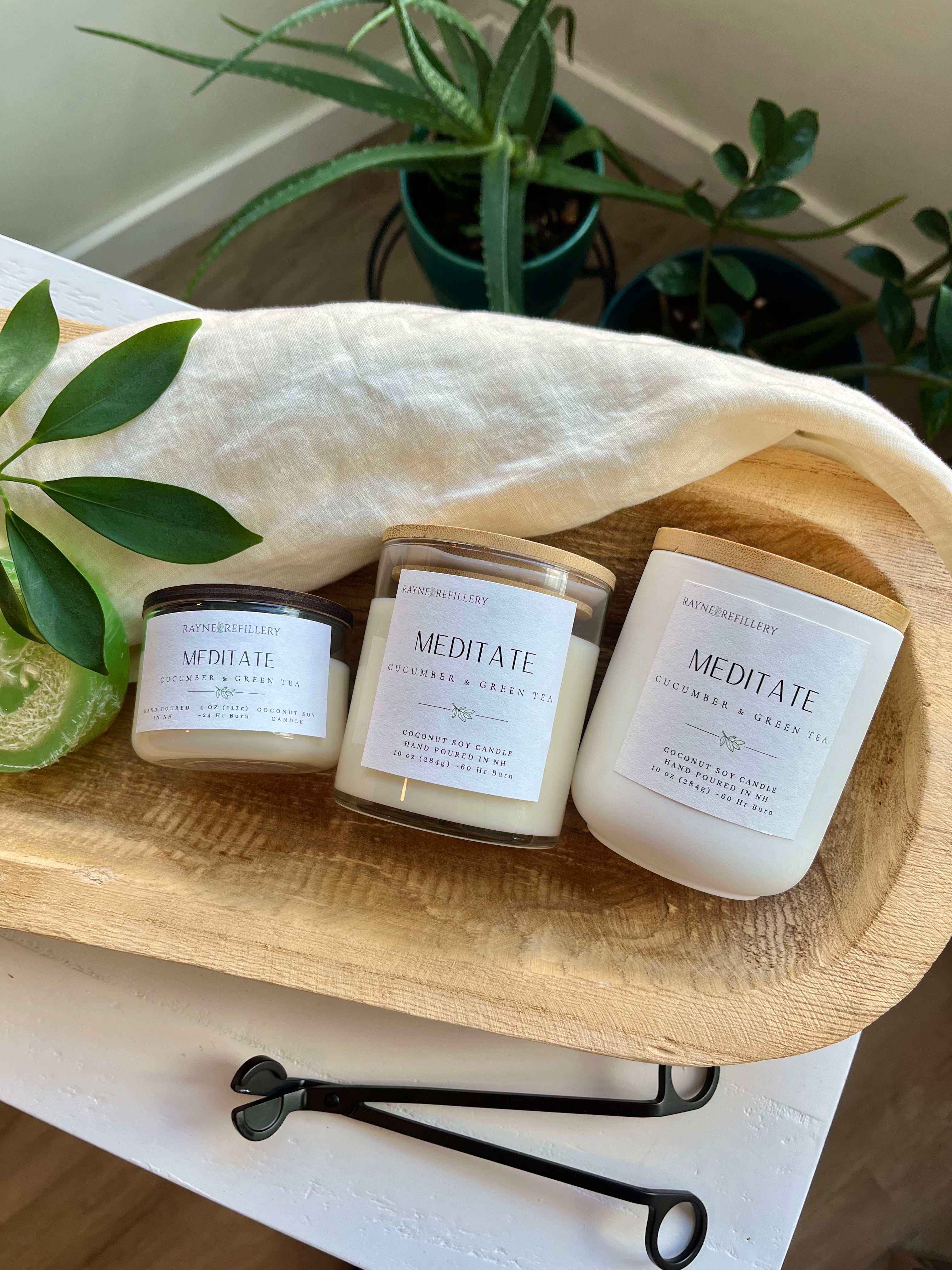 Meditate - Coconut Soy Wax Candle