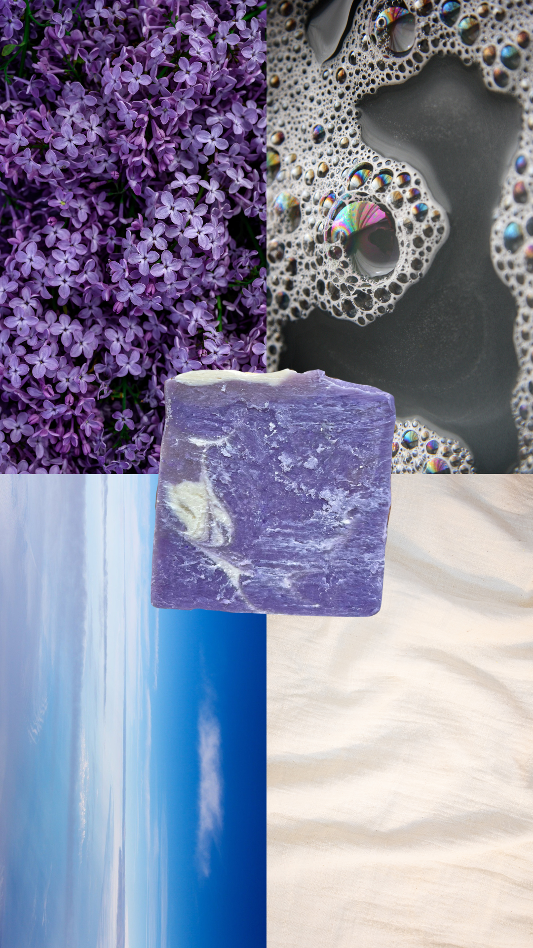 Handmade Lilac Linen Soap