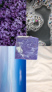 Handmade Lilac Linen Soap