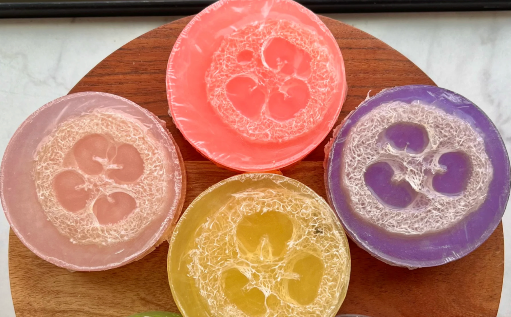 loofah bar soap