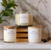 Pink Prosecco Coconut Soy Candle – Cranberry & Champagne
