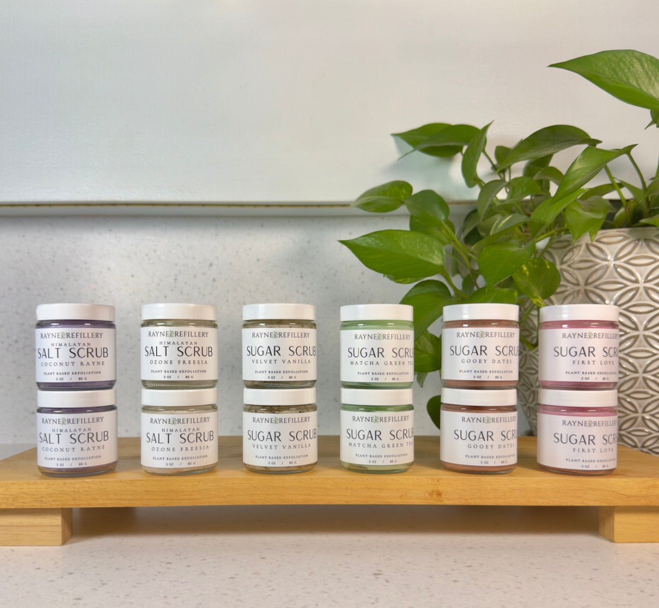 Coconut Rayne Pink Himalayan Salt Scrub - Whipped Exfoliating Body Scrub