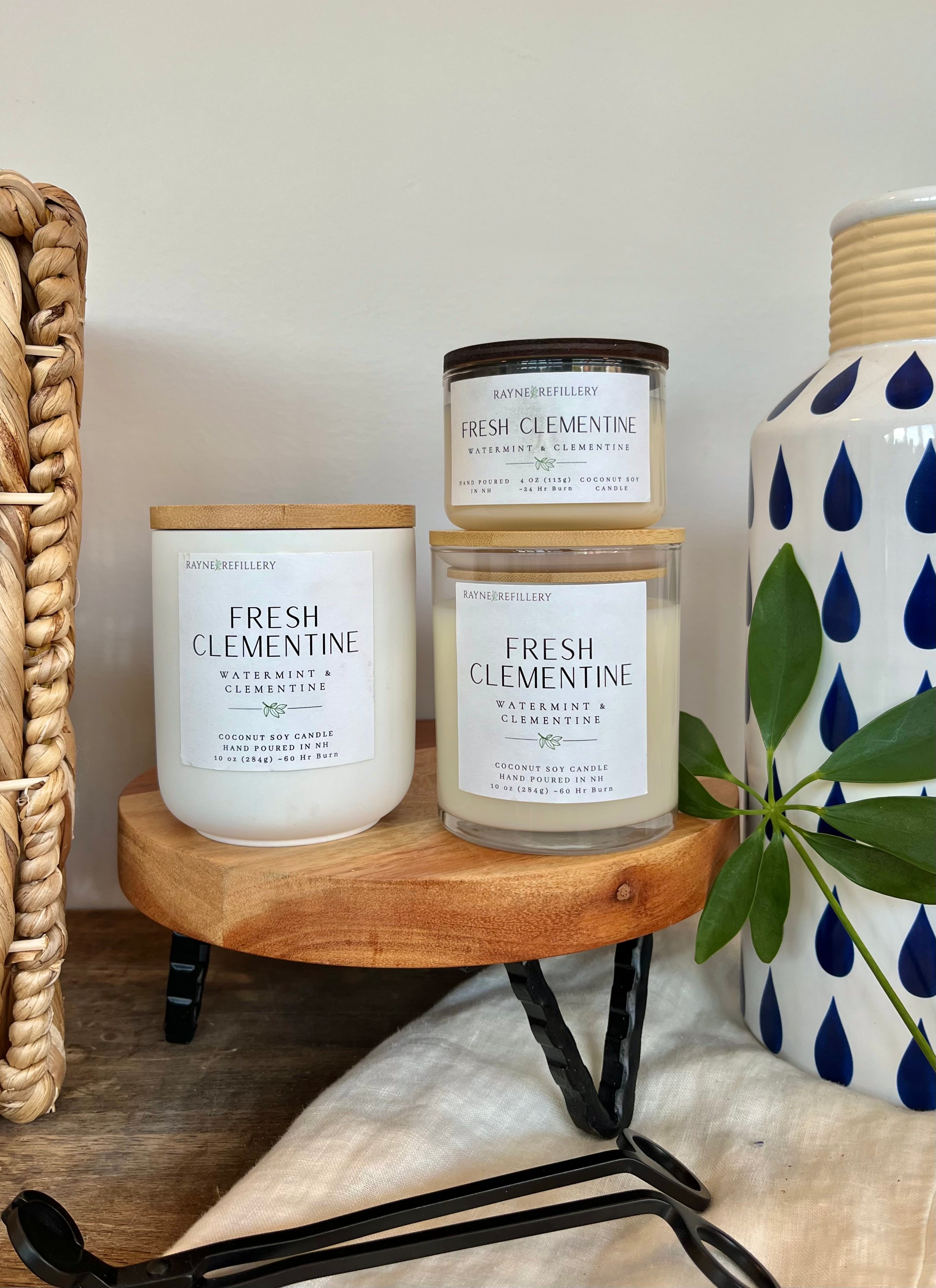 Fresh Clementine - Coconut Soy Wax Candle