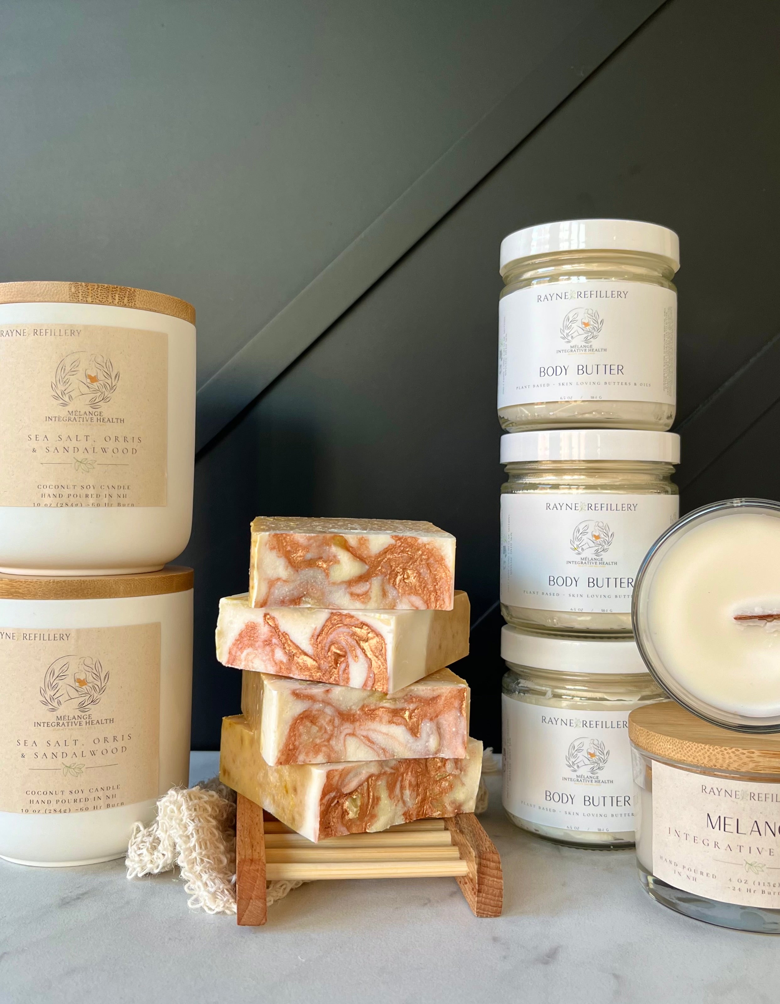 Melange - Integrative Health - Collaboration - Coconut Soy Wax Candle