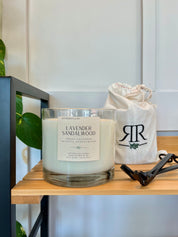 Lavender Sandalwood - Coconut Soy Wax Candle