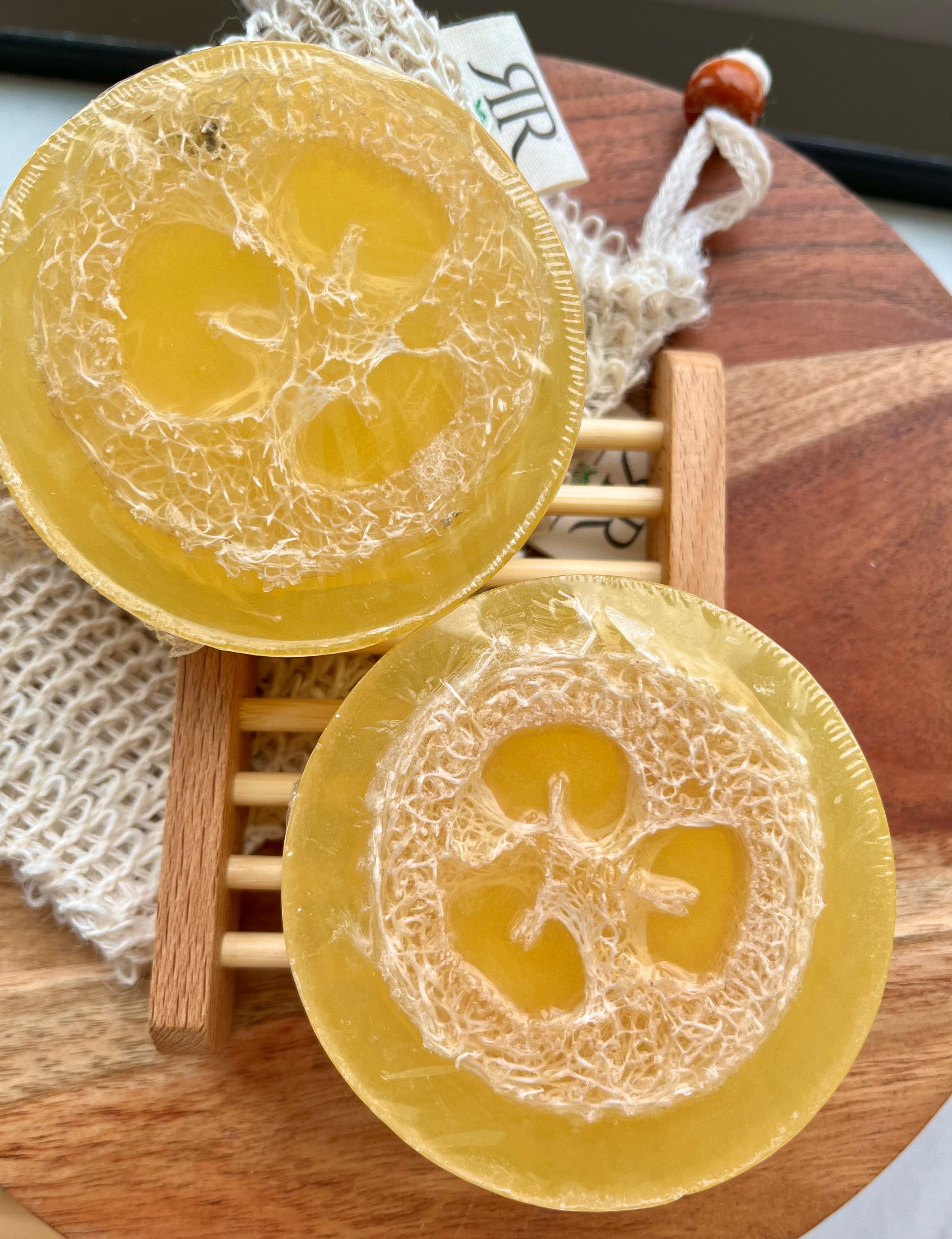 Handmade Loofah Soap - Pineapple Sage