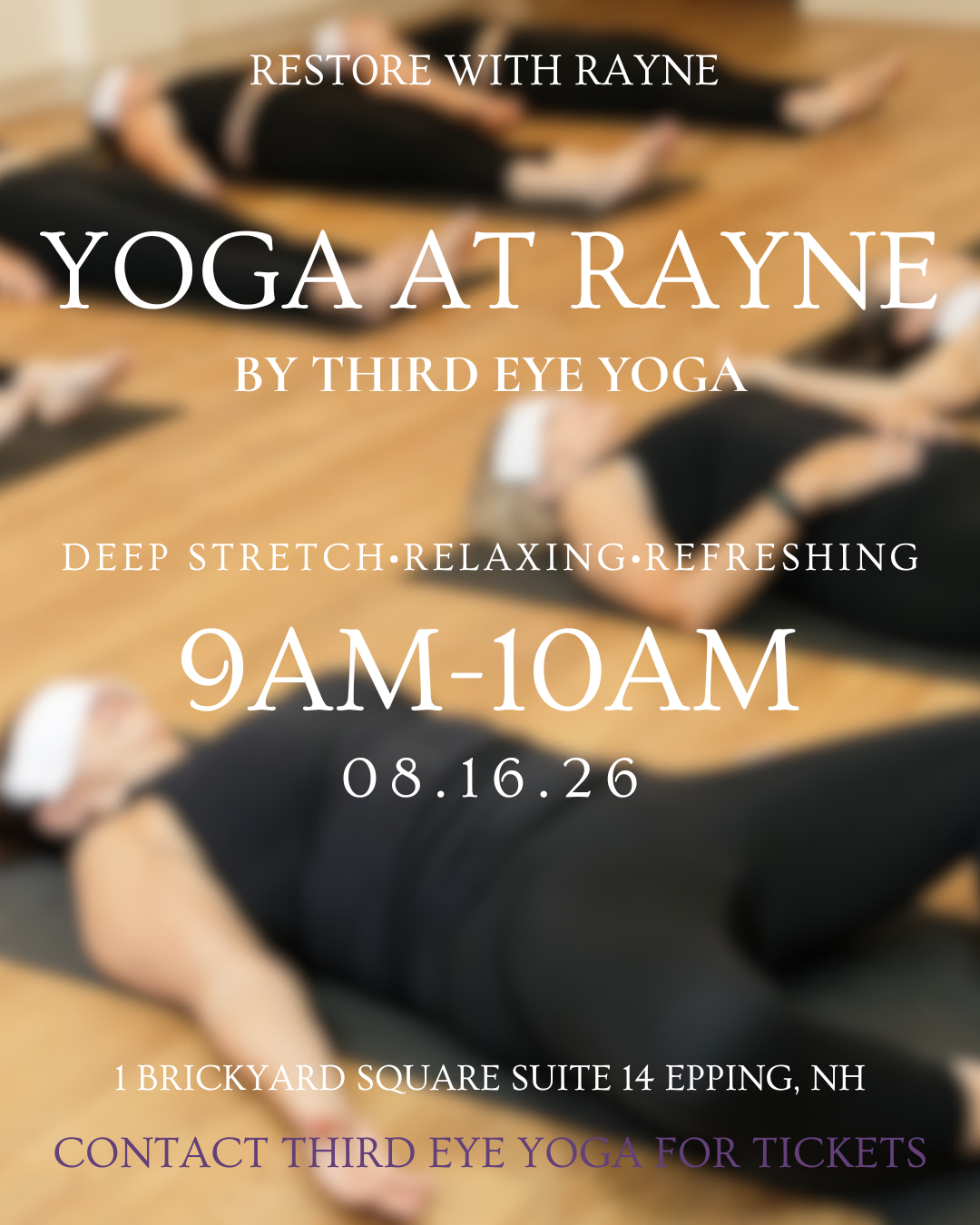 Restore with Rayne 8/16/26