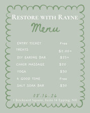 Restore with Rayne 8/16/26