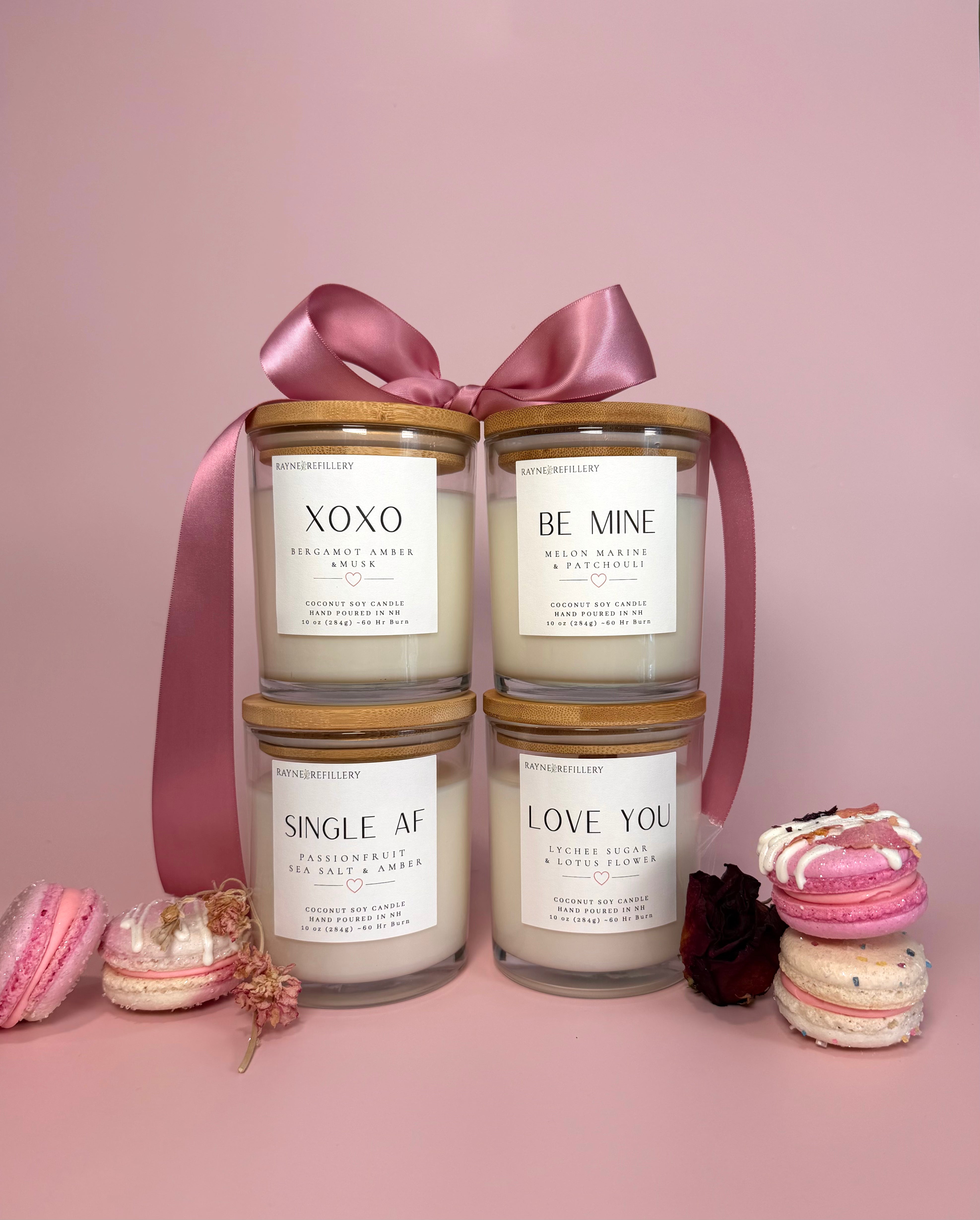 XOXO - Coconut Soy Wax Candle - Valentine's Collection