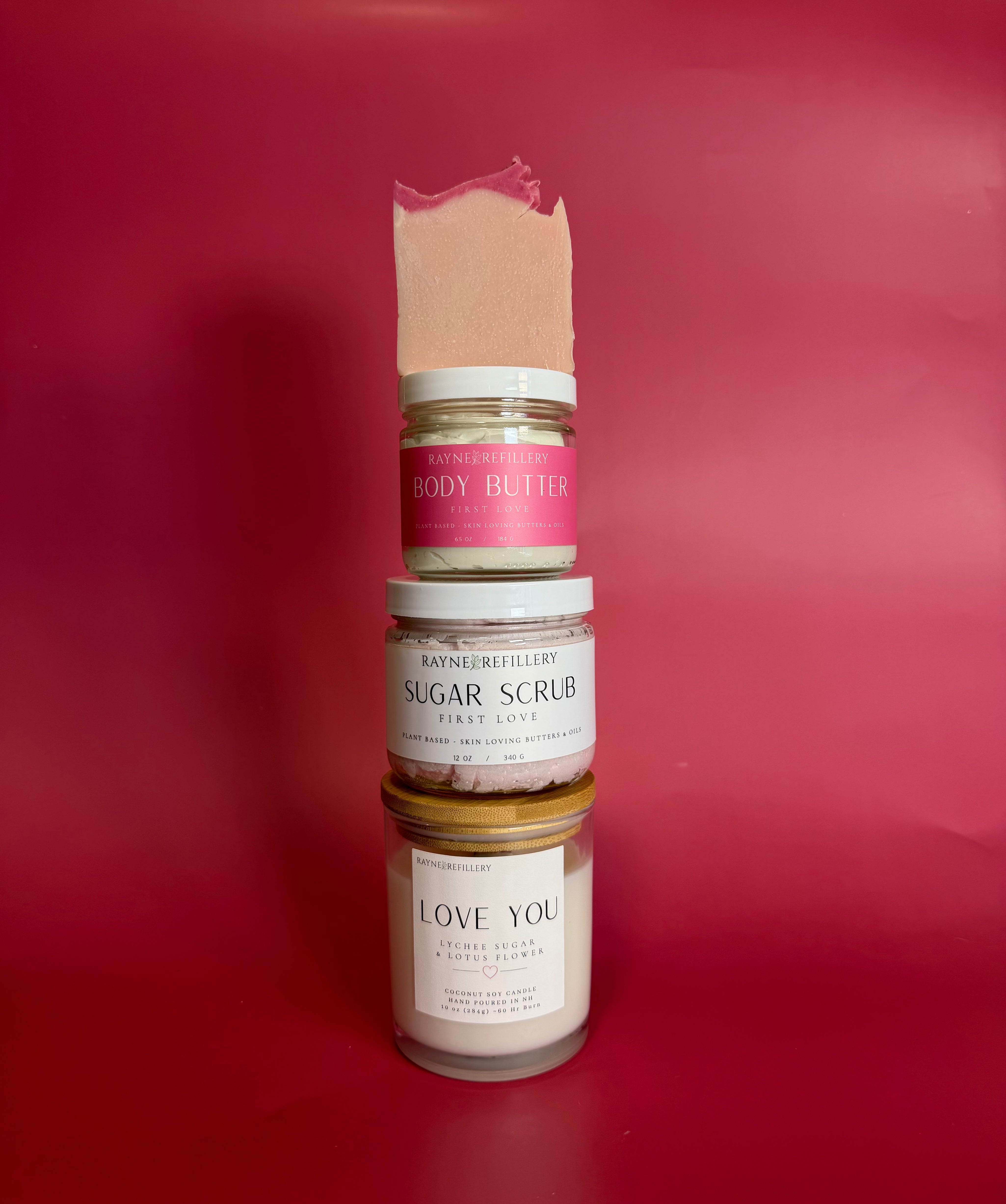 Love You - Coconut Soy Wax Candle - Valentine's Collection