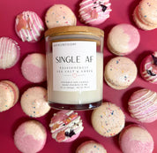 Single AF - Coconut Soy Wax Candle - Valentine's Collection