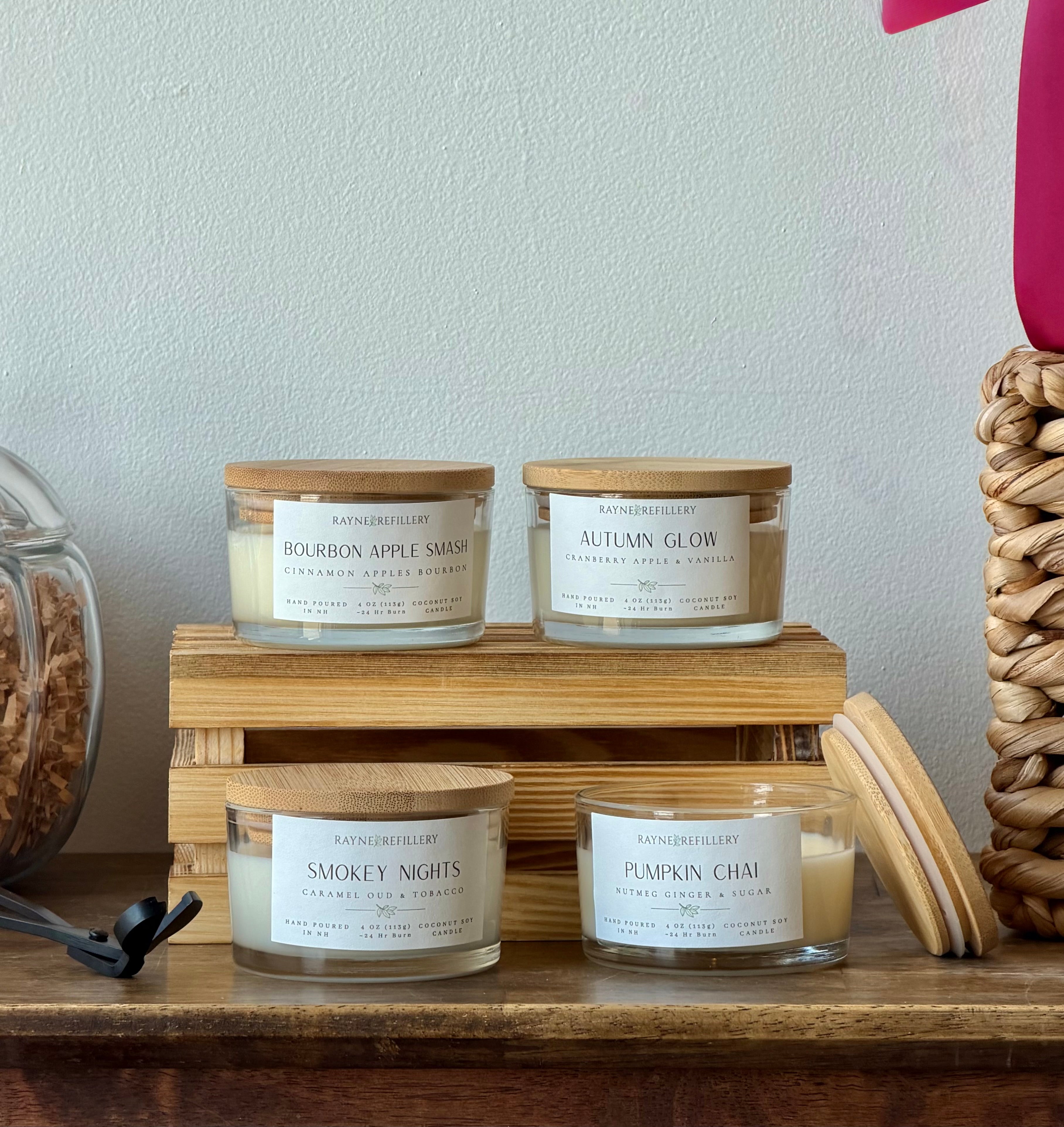 Autumn Glow Candle | Cranberry, Apple & Vanilla Coconut Soy Wax