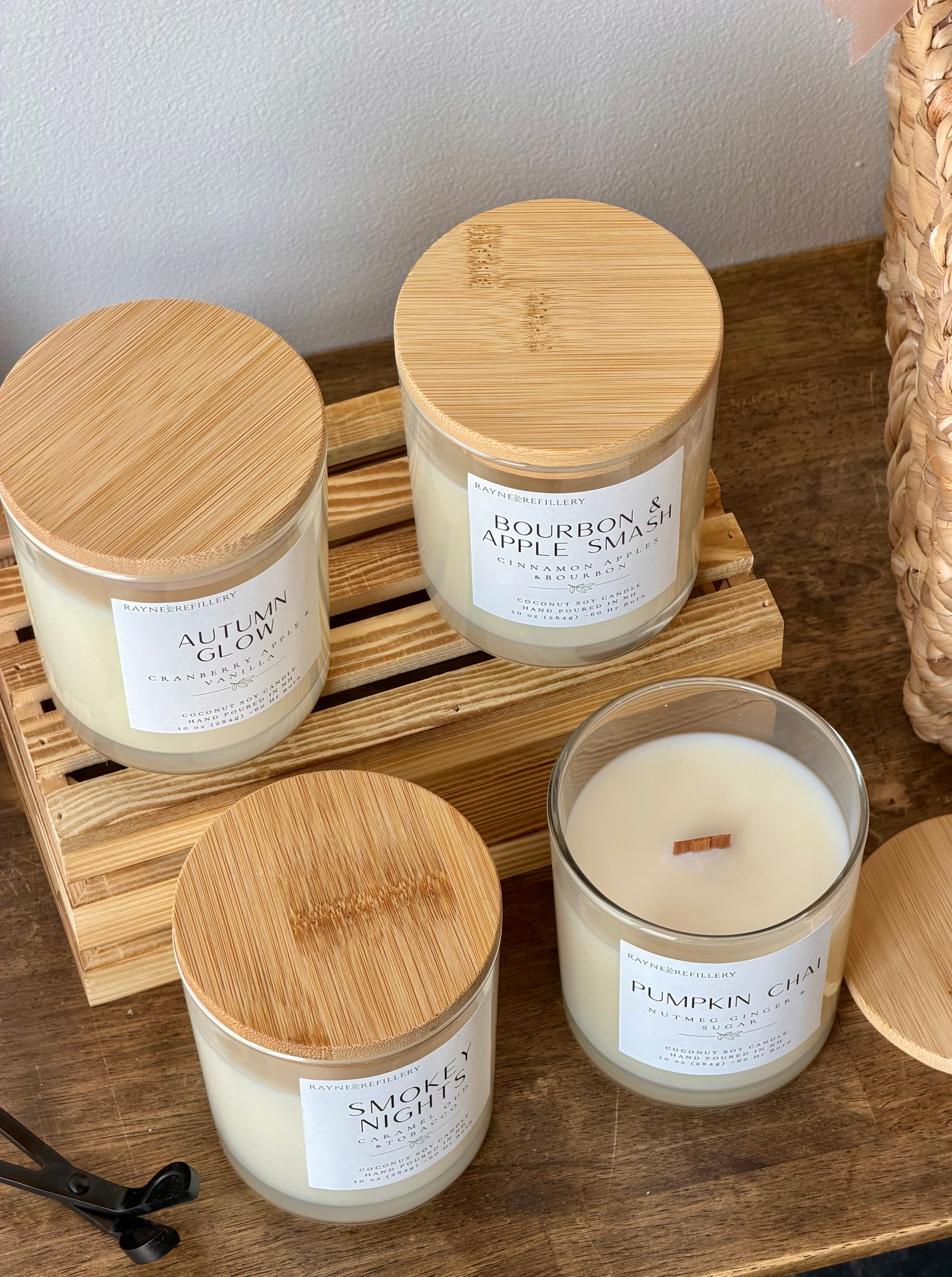 Autumn Glow Candle | Cranberry, Apple & Vanilla Coconut Soy Wax