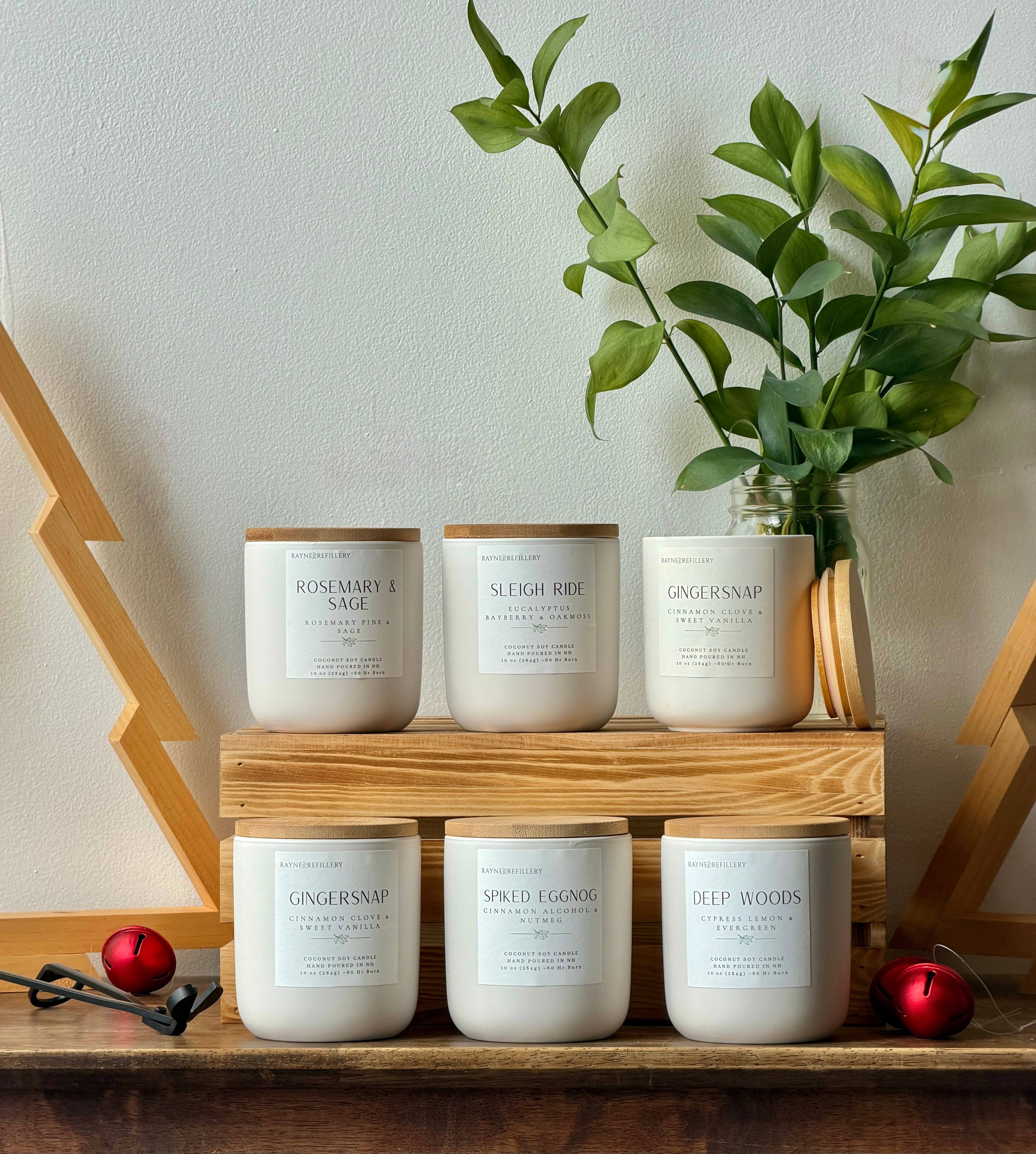 Mistletoe Christmas Candle | Pine, Apple & Clove Coconut Soy Wax