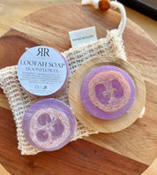 Handmade Loofah Soap - Moonflower