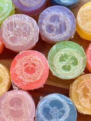 Mini Loofah Soap Bundle – Exfoliating Soap Gift Set | 6 Scents