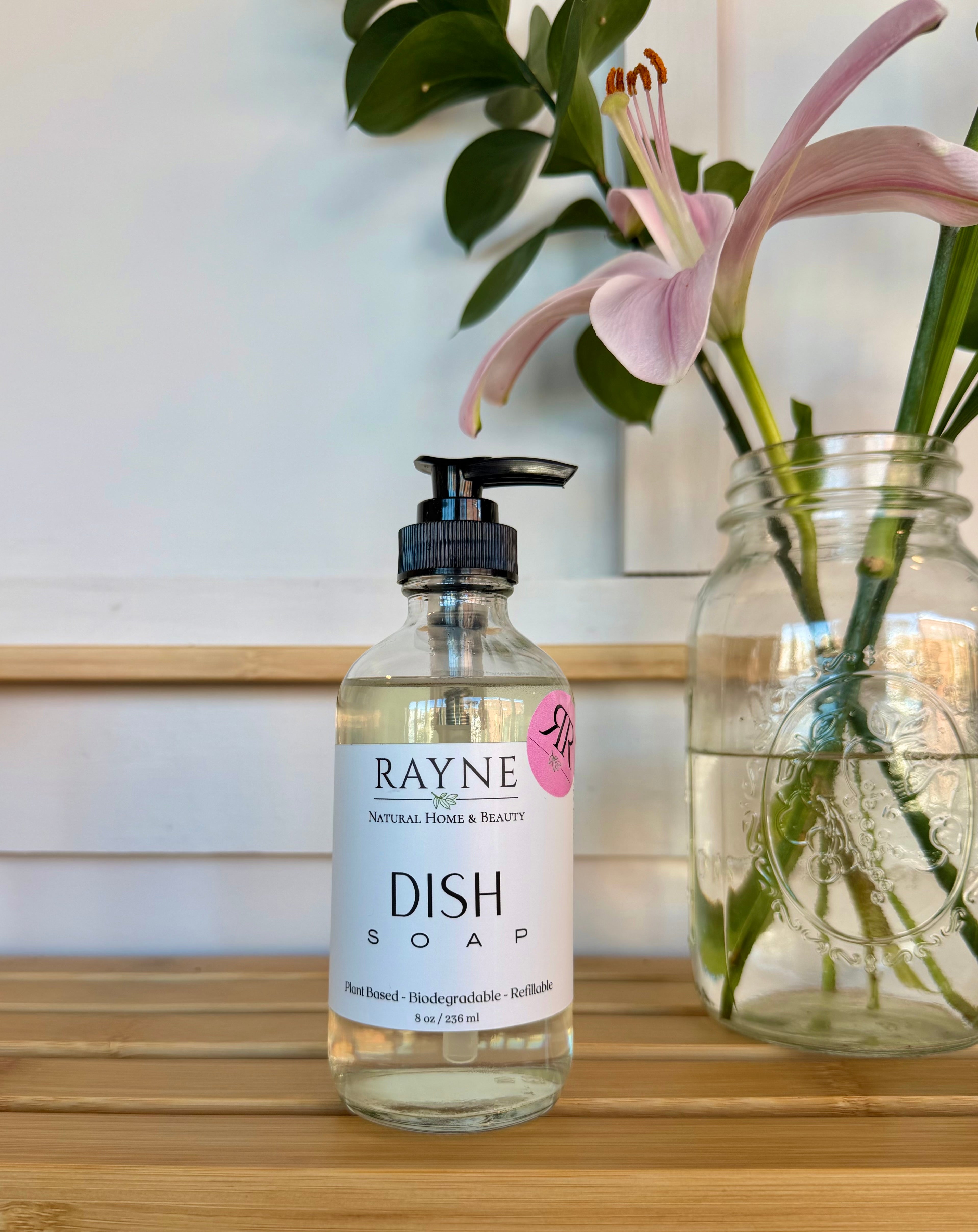 Dish Soap - Plant-Based Liquid Dish Detergent 8oz