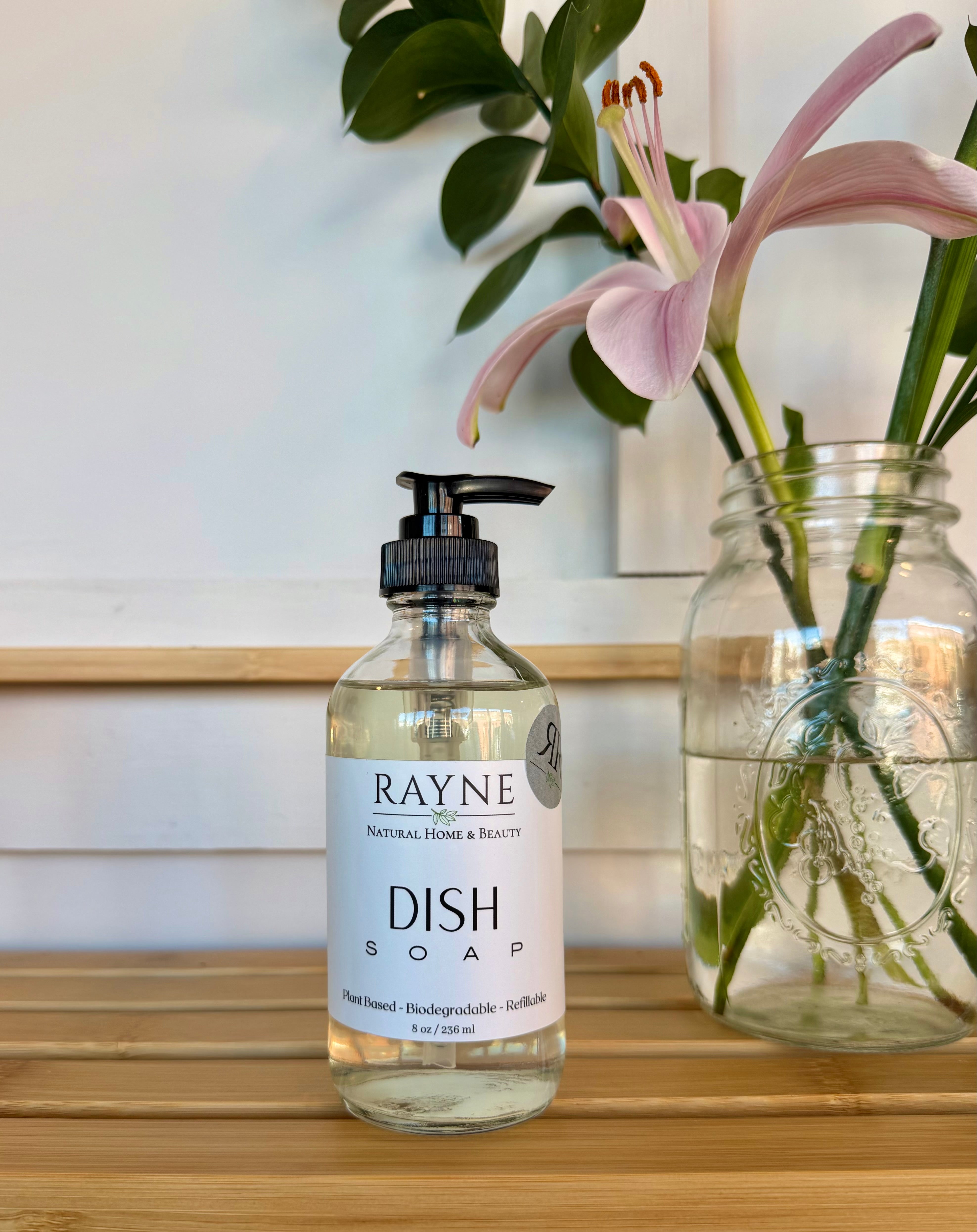 Dish Soap - Plant-Based Liquid Dish Detergent 8oz