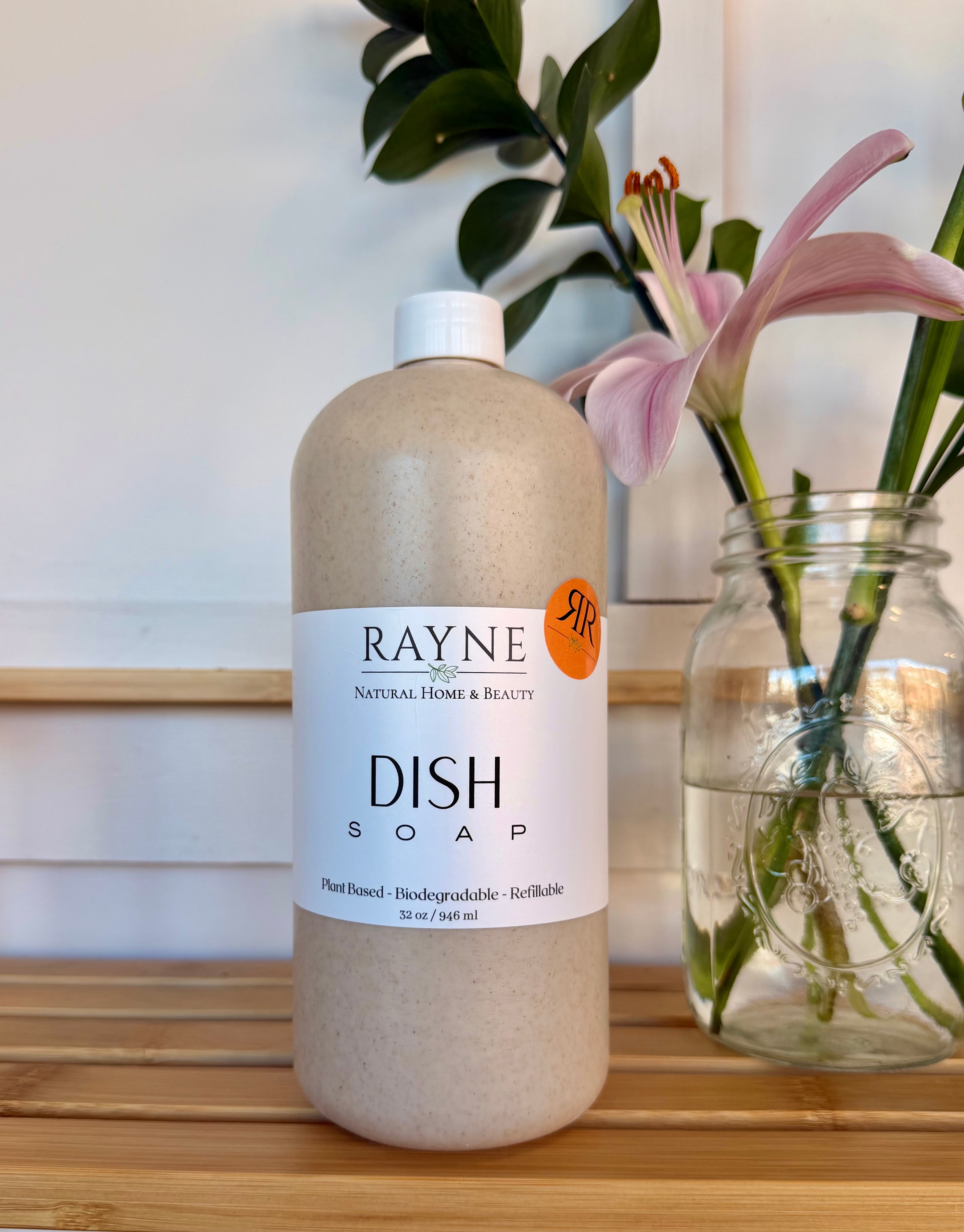 Dish Soap - Plant-Based Liquid Dish Detergent 32oz
