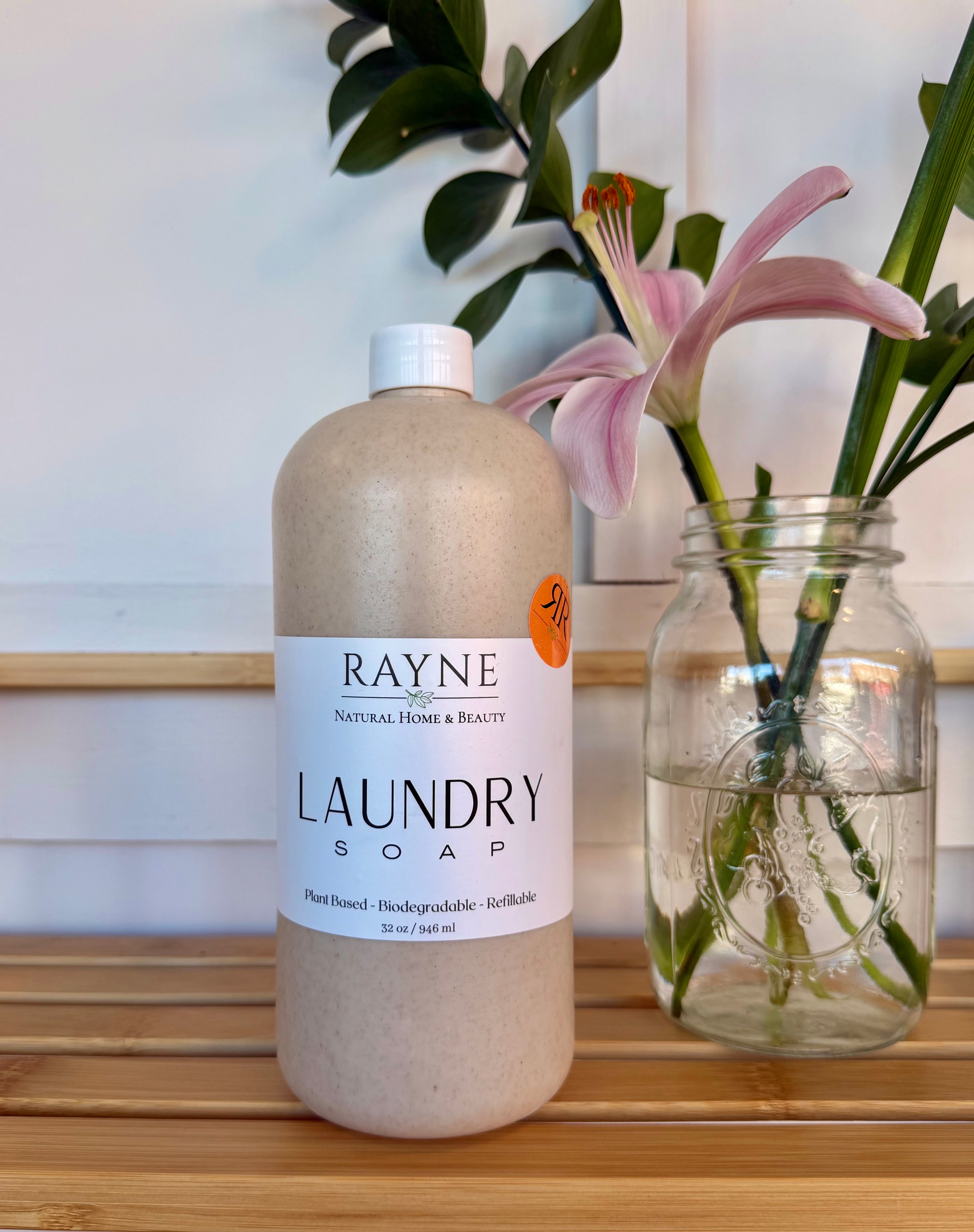 Laundry Soap - Plant-Based Liquid Laundry Detergent 32oz