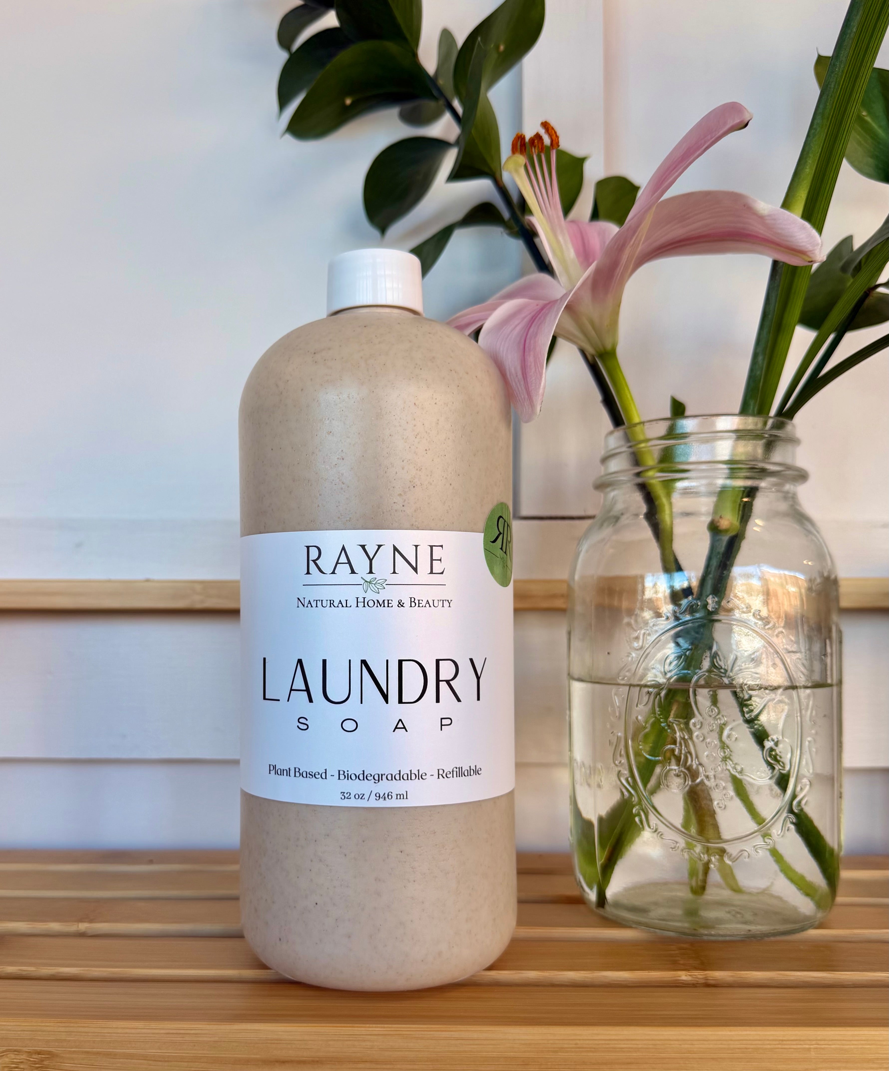 Laundry Soap - Plant-Based Liquid Laundry Detergent 32oz