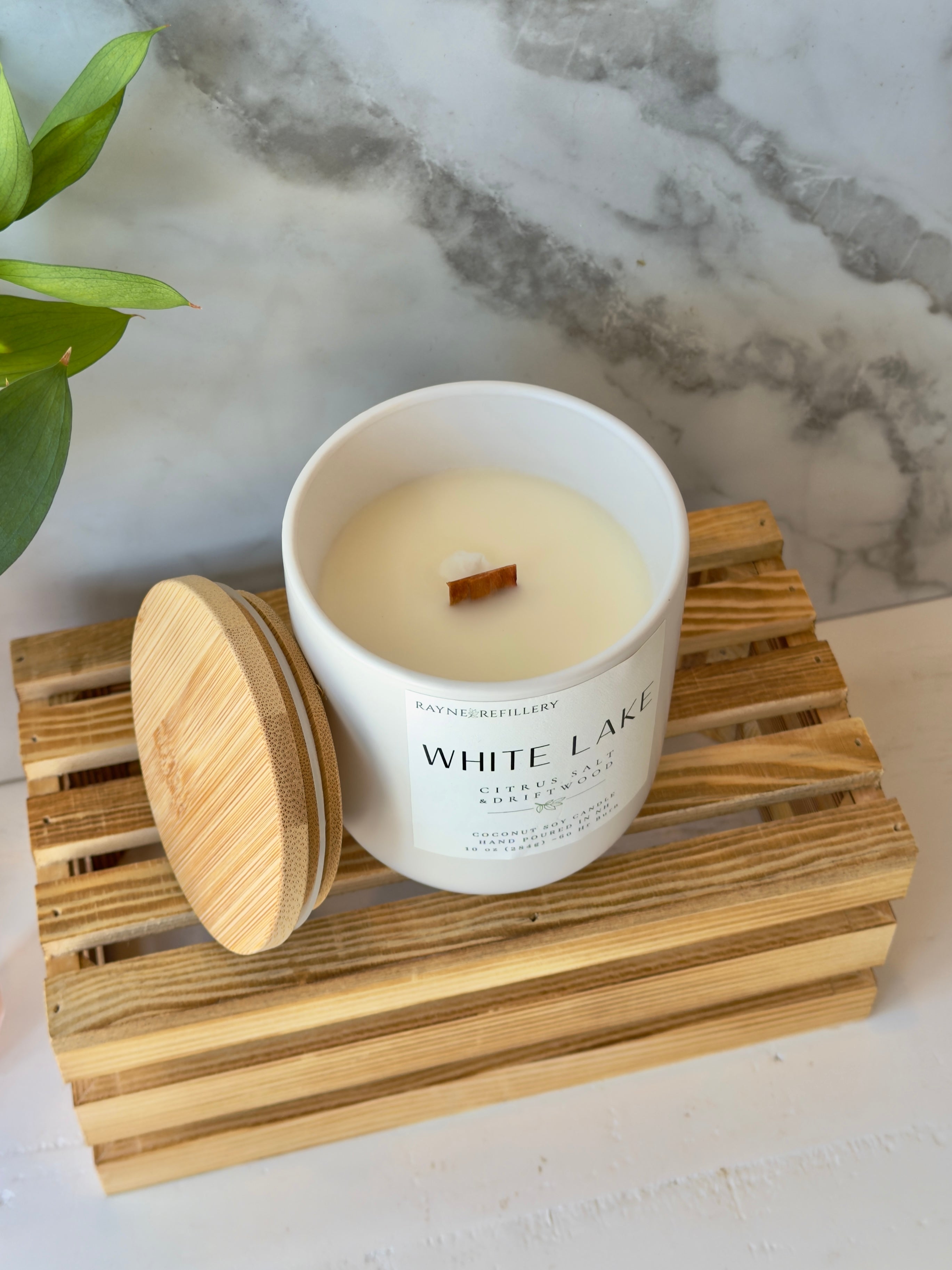 White Lake – Handmade Natural Coconut Soy Candle | New Hampshire