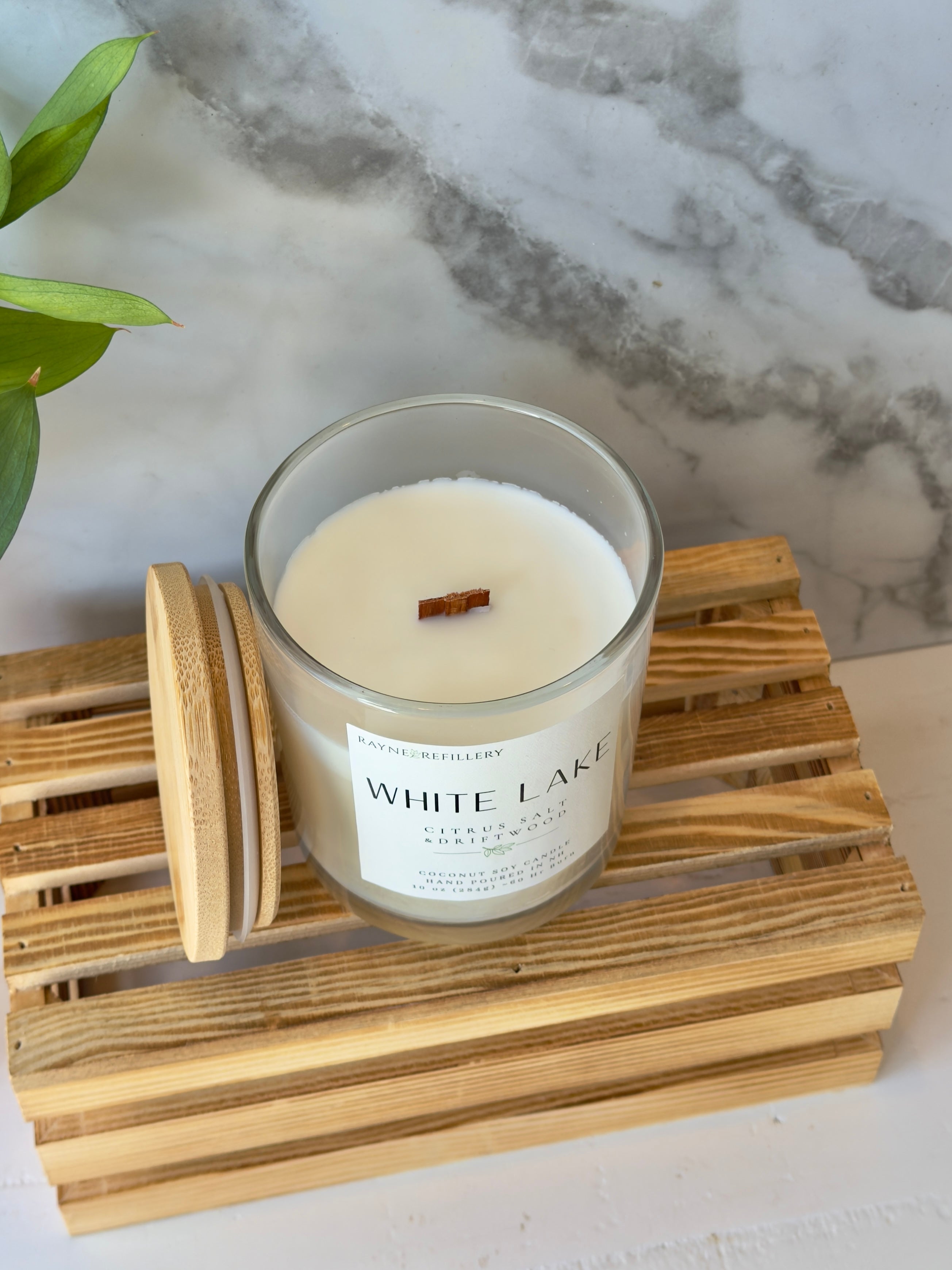 White Lake – Handmade Natural Coconut Soy Candle | New Hampshire
