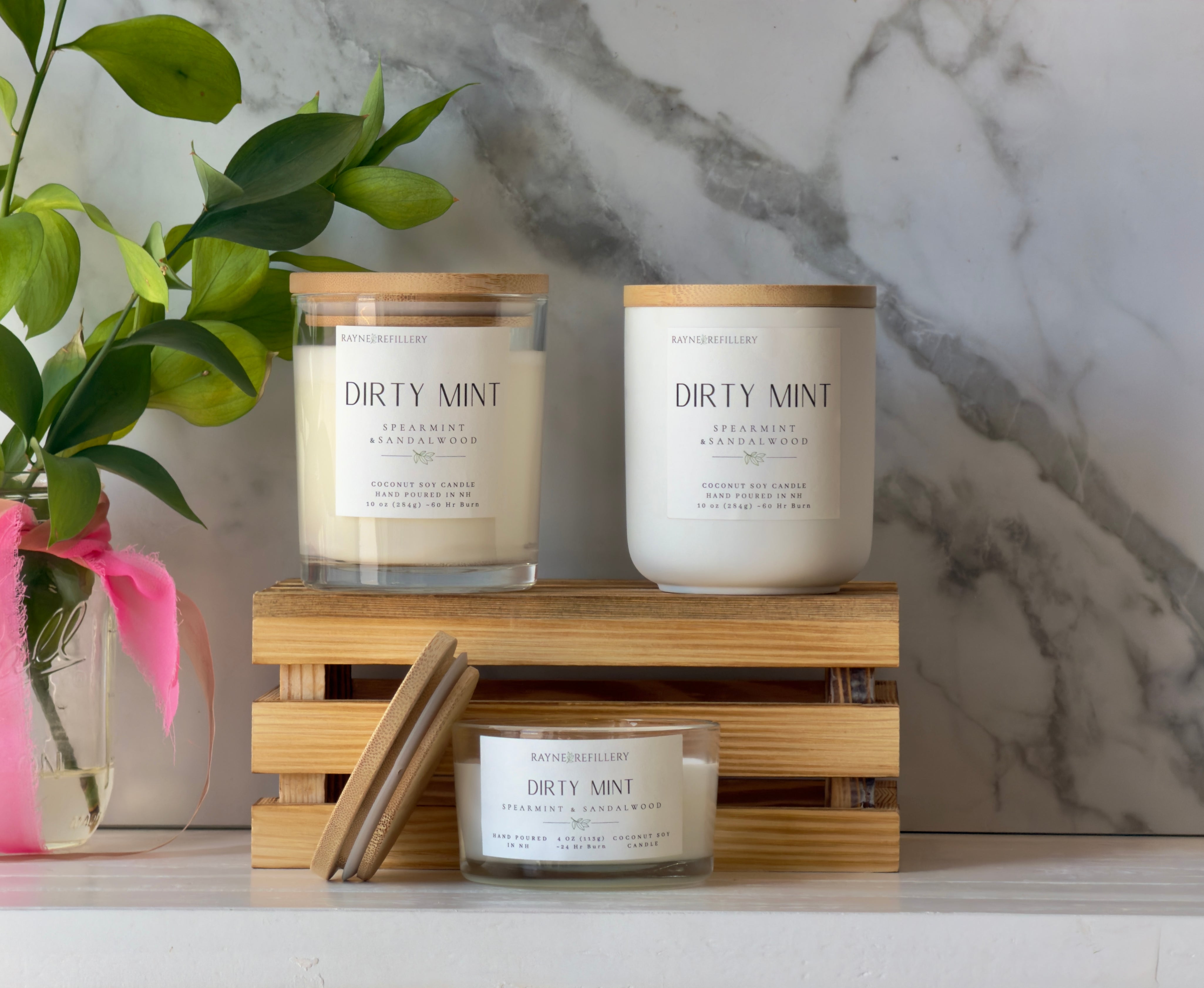 Dirty Mint - Coconut Soy Wax Candle