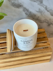 London Rain – Natural Clean Burning Coconut Soy Candle