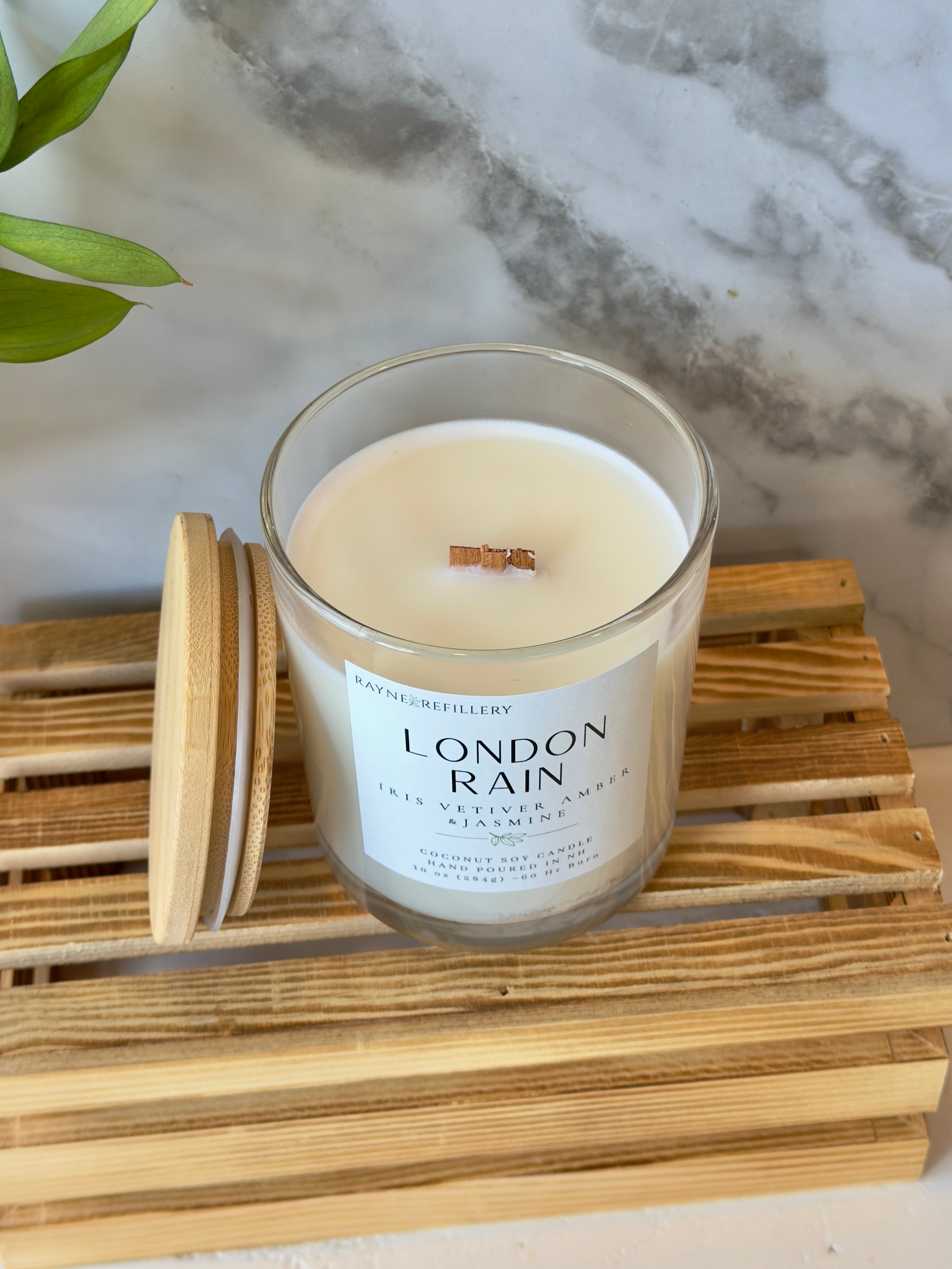 London Rain – Natural Clean Burning Coconut Soy Candle