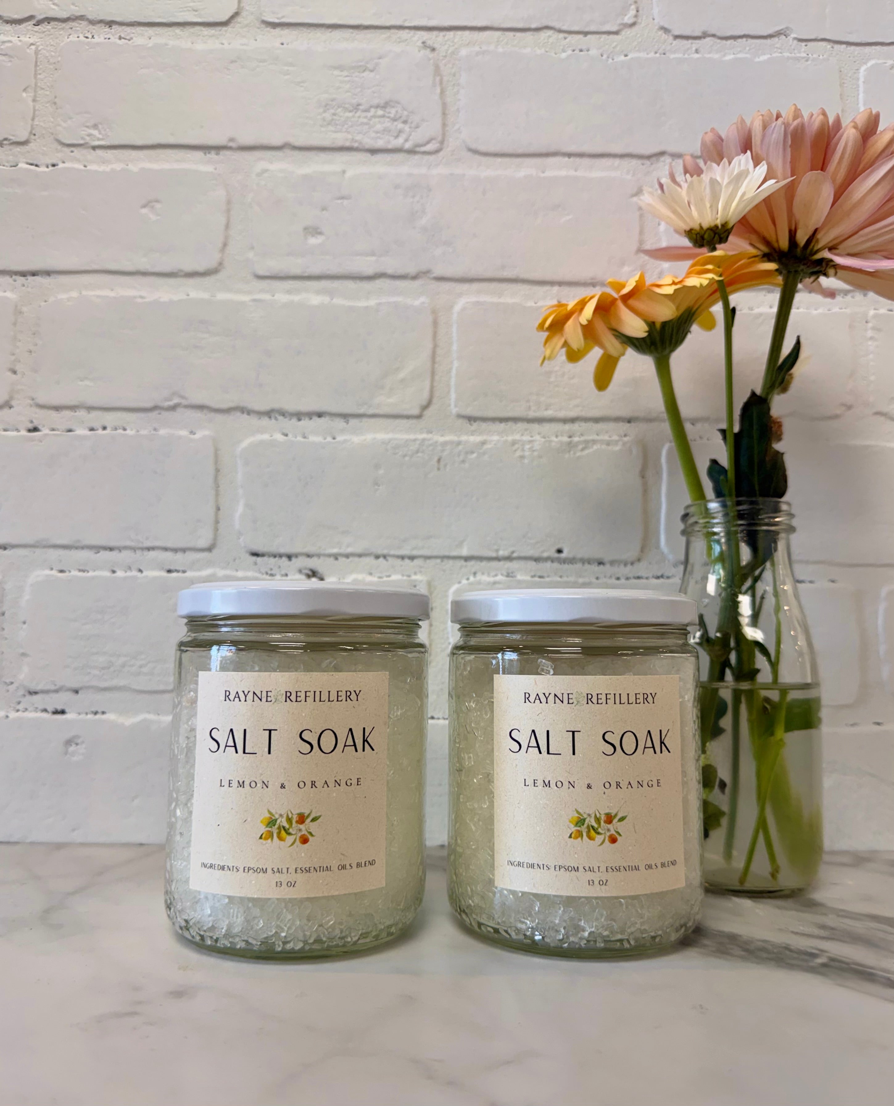Citrus Bath Salt Soak - Energizing Aromatherapy for Mood & Muscle Relief