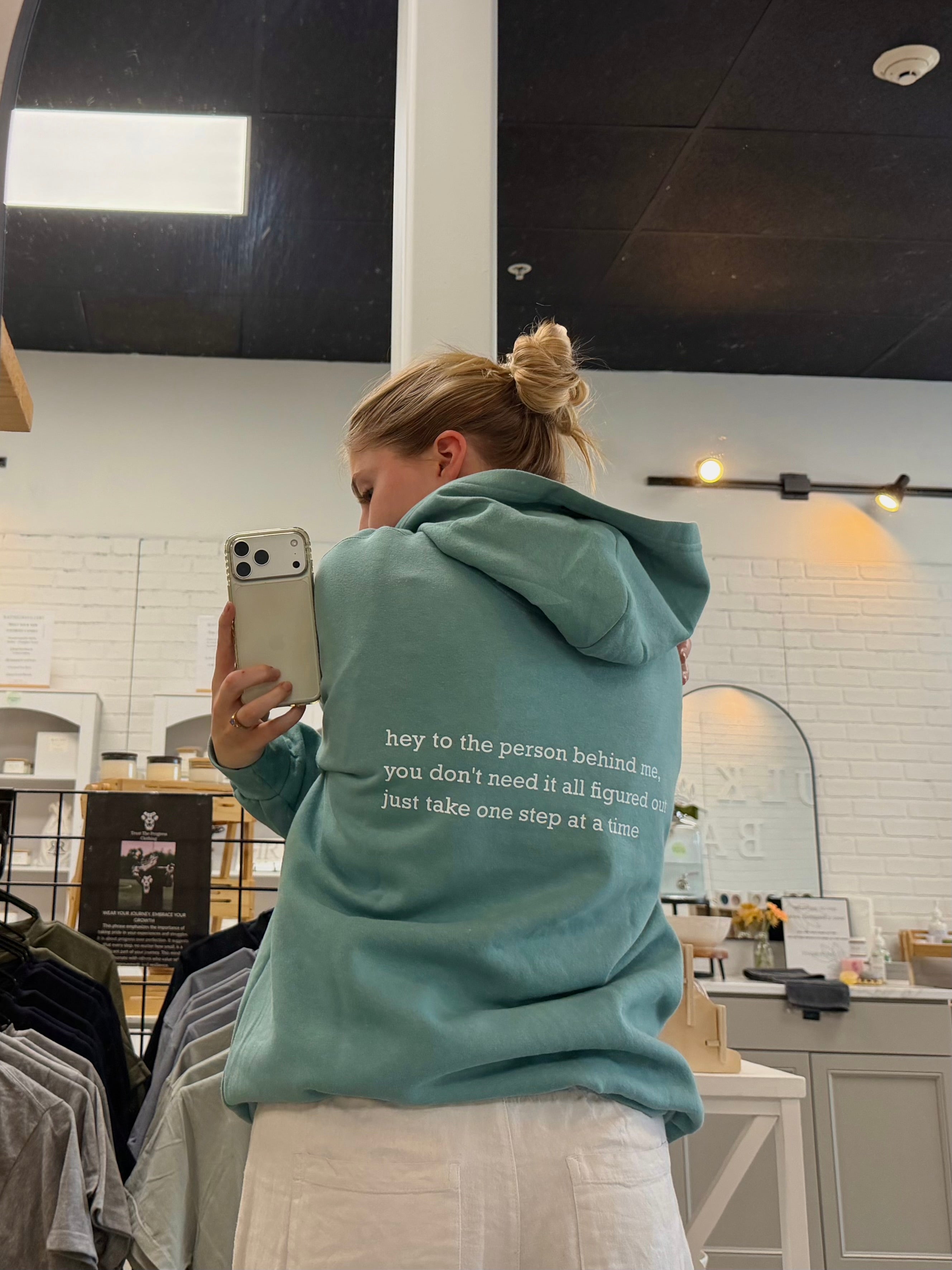Trust The Progress Mental Health Hoodie Arctic