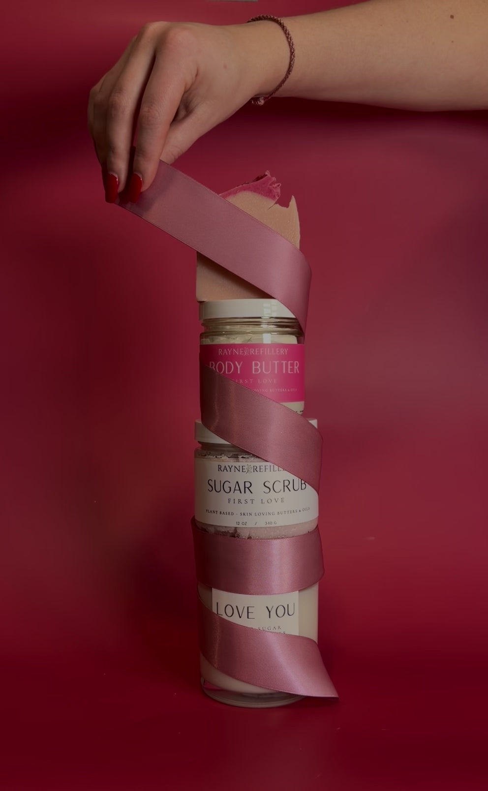 Love You - Coconut Soy Wax Candle - Valentine's Collection